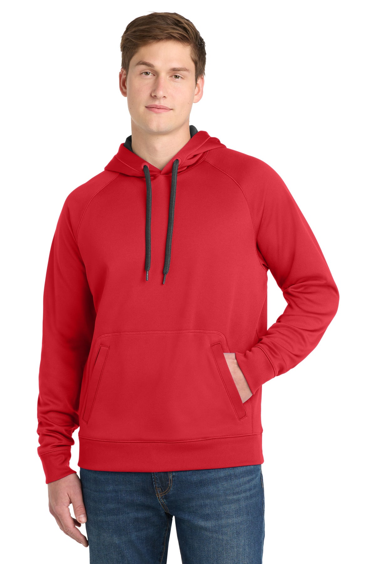 Custom Embroidered or DTF Print on Sport-Tek ®  Tech Fleece Hooded Sweatshirt. ST250
