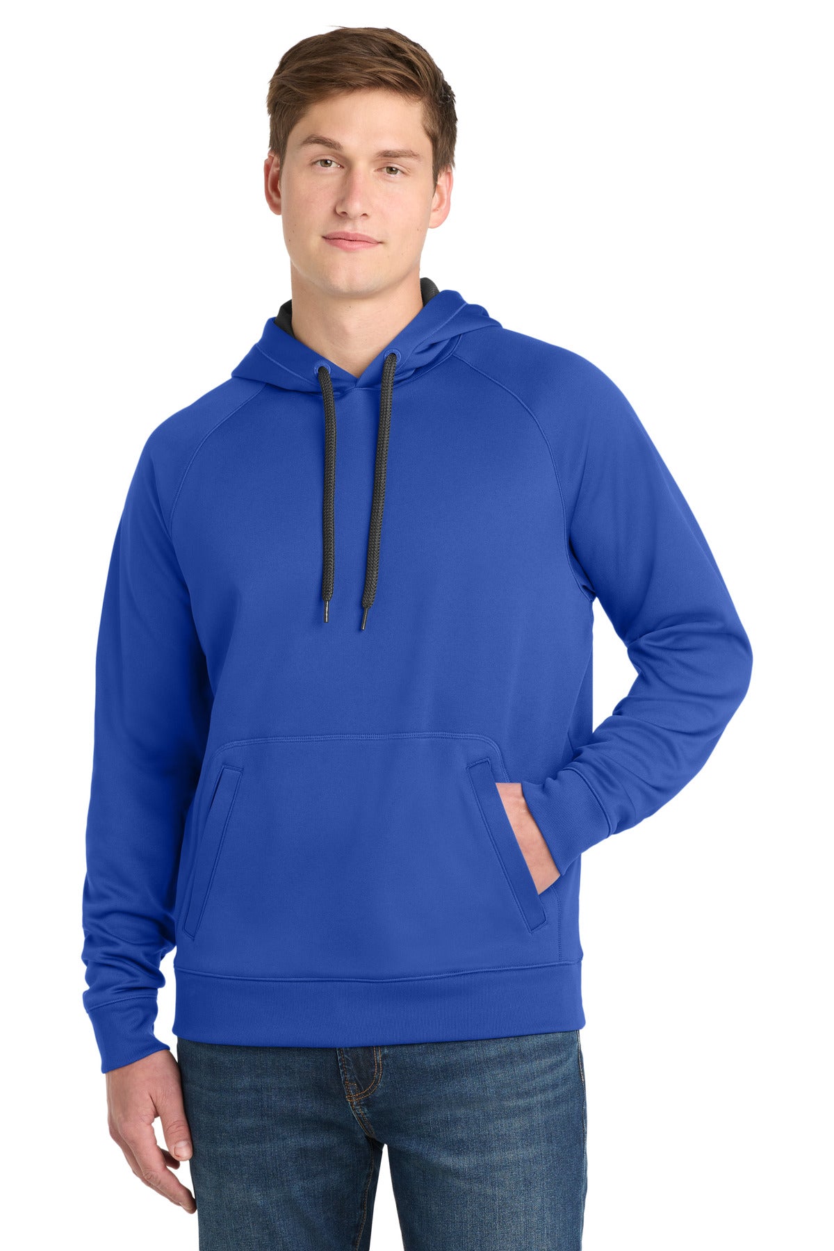 Custom Embroidery or DTF Print - Sport-Tek ®  Tech Fleece Hooded Sweatshirt. ST250