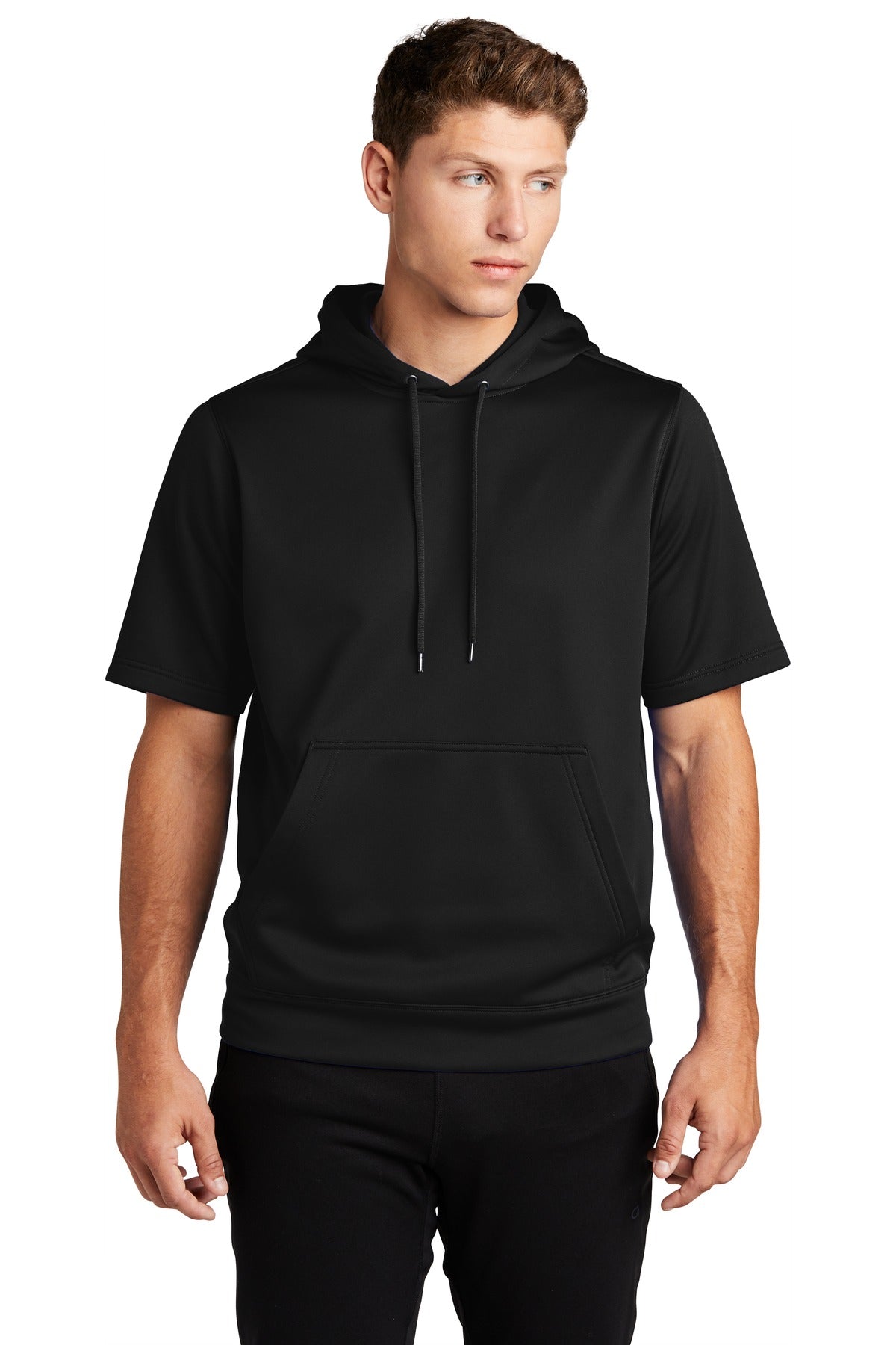 Custom Embroidered - Sport-Tek ® Sport-Wick ® Fleece Short Sleeve Hooded Pullover. ST251