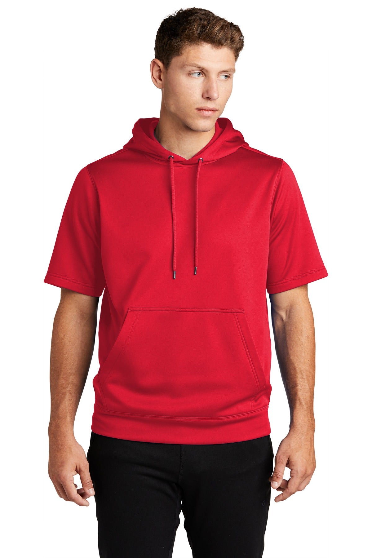 Custom Embroidered - Sport-Tek ® Sport-Wick ® Fleece Short Sleeve Hooded Pullover. ST251