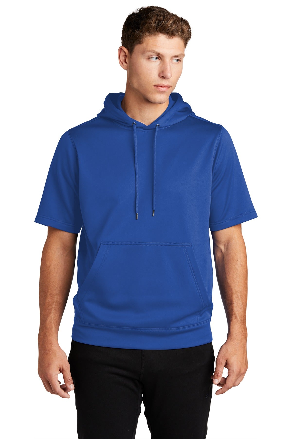 Custom Embroidered - Sport-Tek ® Sport-Wick ® Fleece Short Sleeve Hooded Pullover. ST251