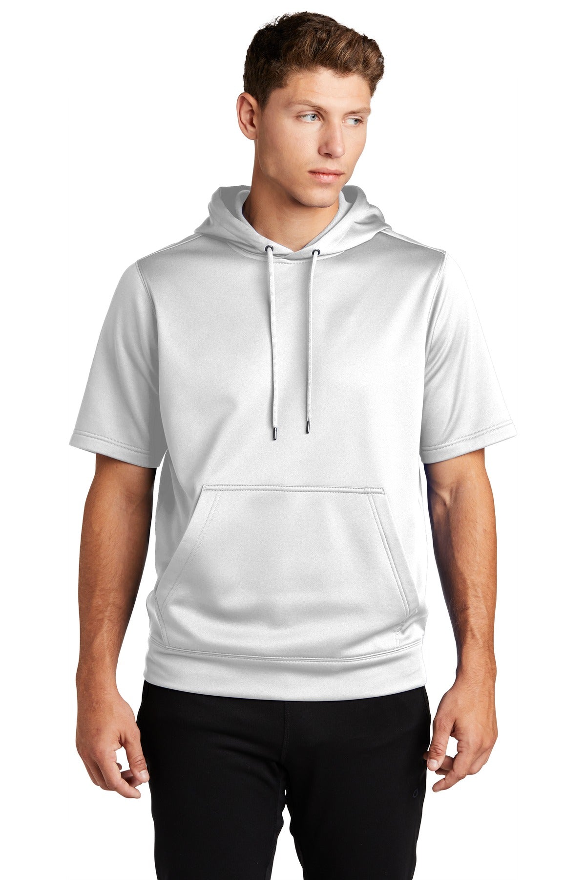 Custom Embroidered - Sport-Tek ® Sport-Wick ® Fleece Short Sleeve Hooded Pullover. ST251