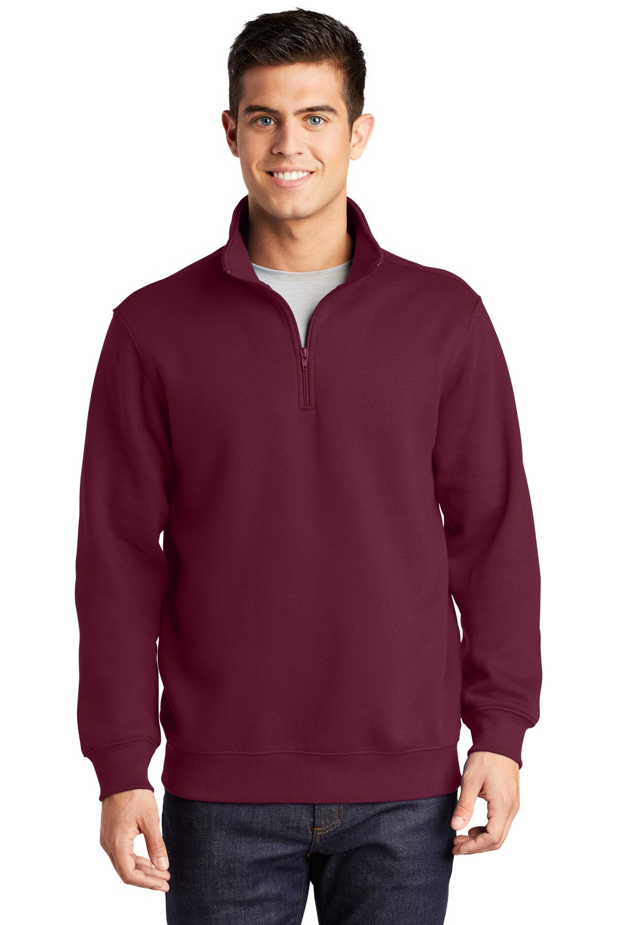 Custom Embroidered - Sport-Tek® 1/4-Zip Sweatshirt. ST253