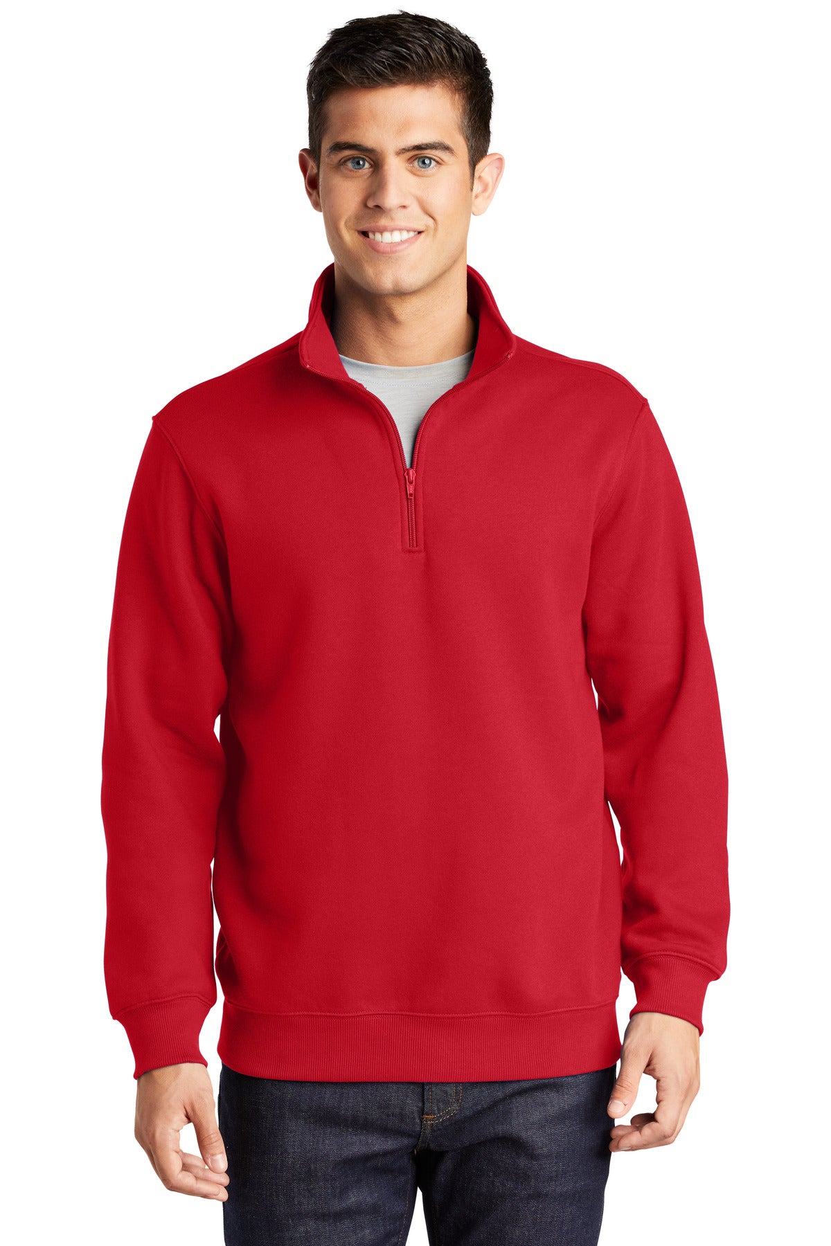 Custom Embroidered - Sport-Tek® 1/4-Zip Sweatshirt. ST253