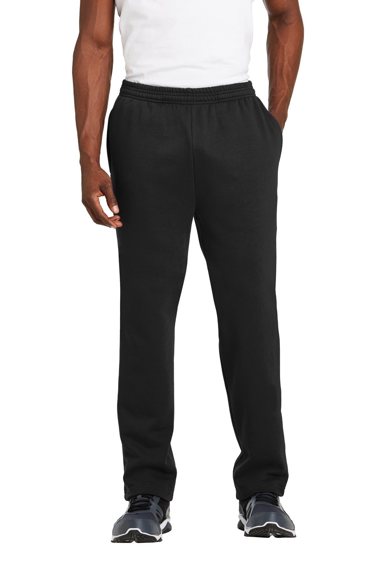 Custom Embroidery or DTF Print - Sport-Tek ®  Open Bottom Sweatpant. ST257