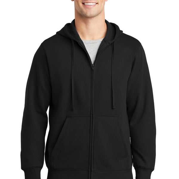 Custom Embroidered - Sport-Tek® Full-Zip Hooded Sweatshirt. ST258