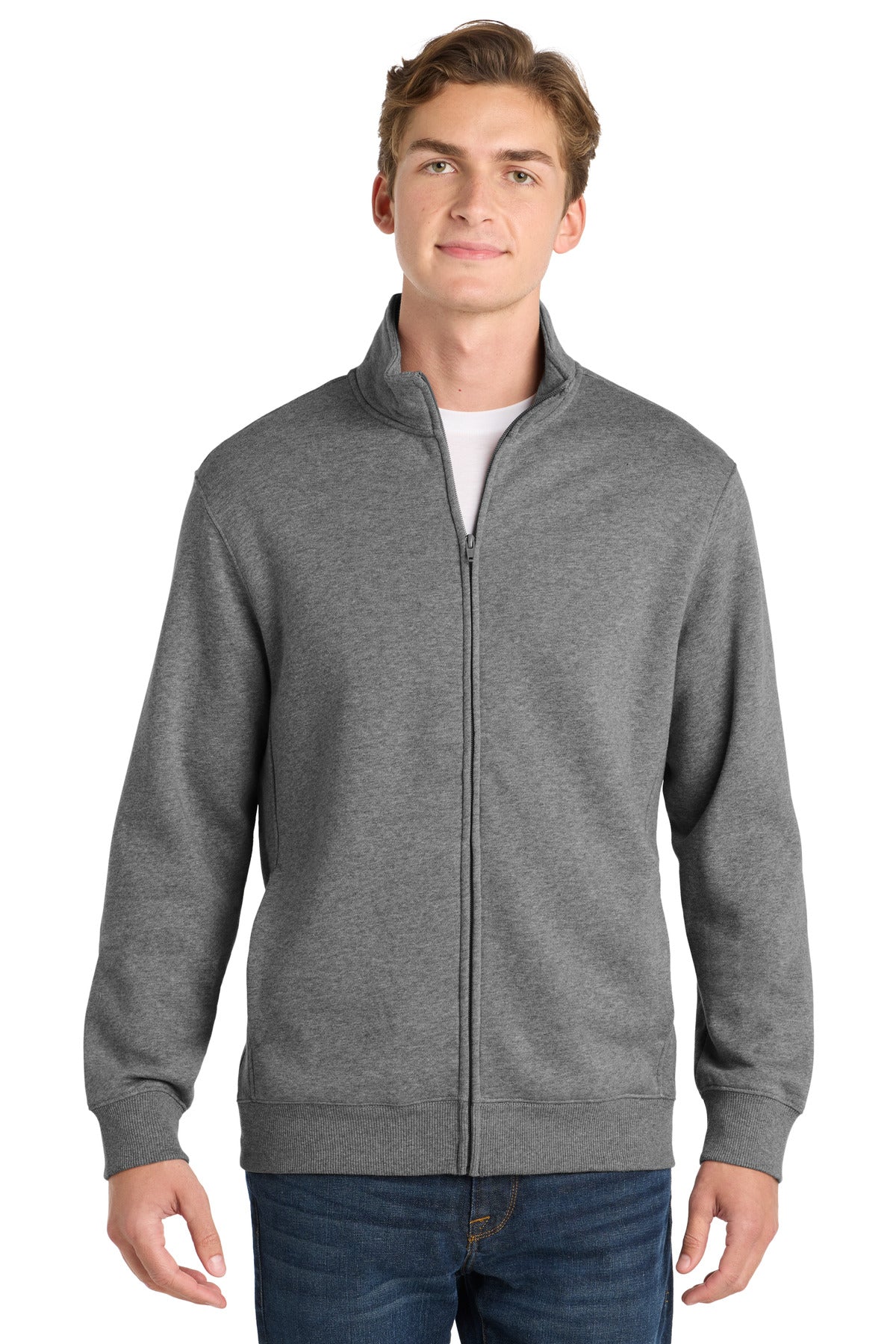 Custom Embroidery or DTF Print - Sport-Tek ®  Full-Zip Sweatshirt. ST259