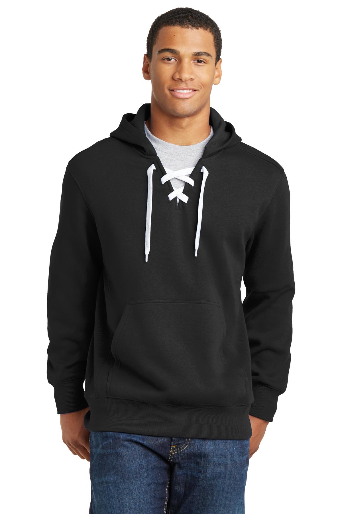 Custom Embroidered or DTF Print on Sport-Tek ®  Lace Up Pullover Hooded Sweatshirt. ST271