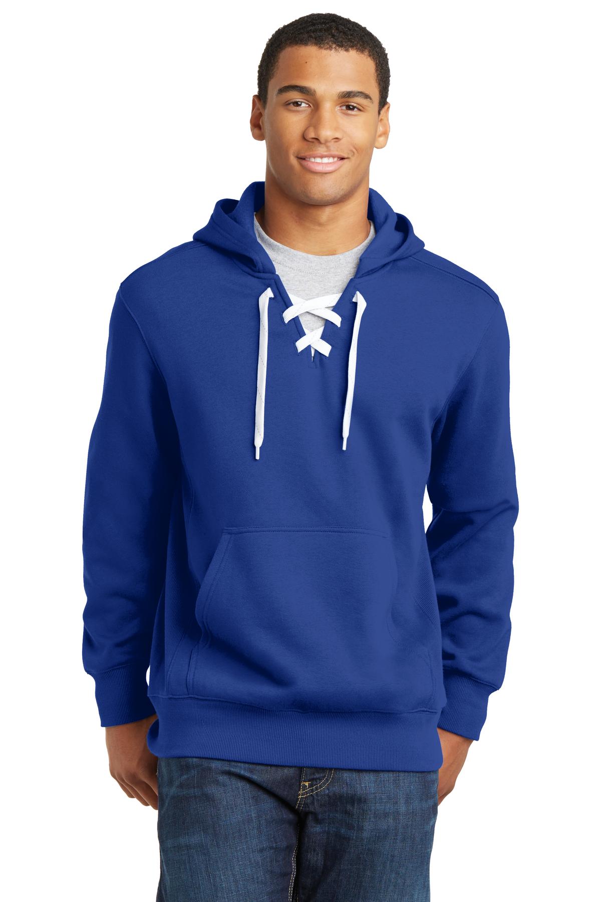 Custom Embroidered - Sport-Tek® Lace Up Pullover Hooded Sweatshirt. ST271