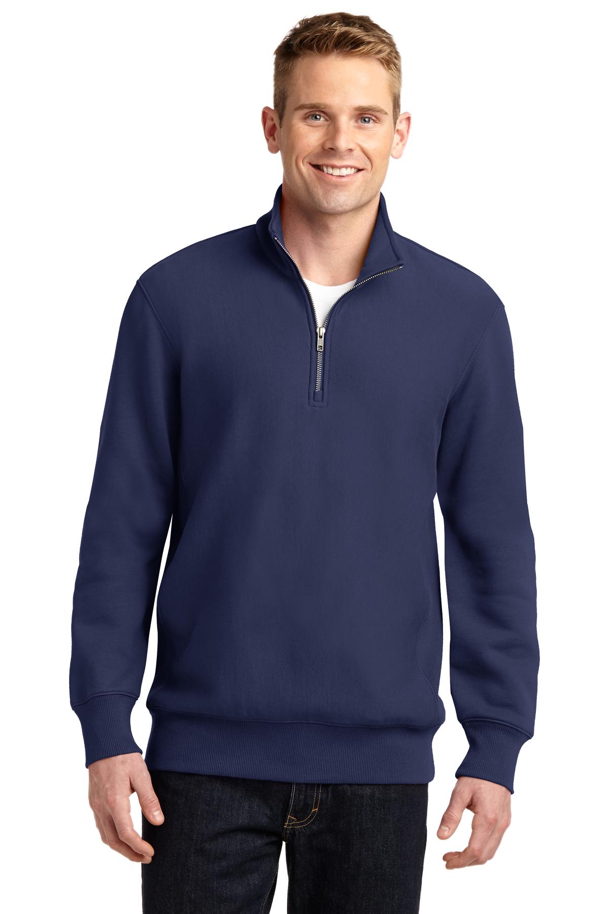 Custom Embroidered - Sport-Tek® Super Heavyweight 1/4-Zip Pullover Sweatshirt. ST283