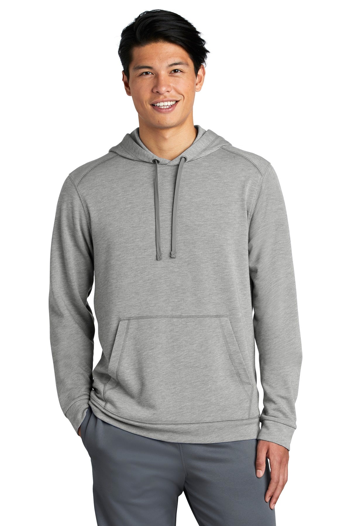 Custom Embroidered - Sport-Tek ® PosiCharge ® Tri-Blend Wicking Fleece Hooded Pullover. ST296