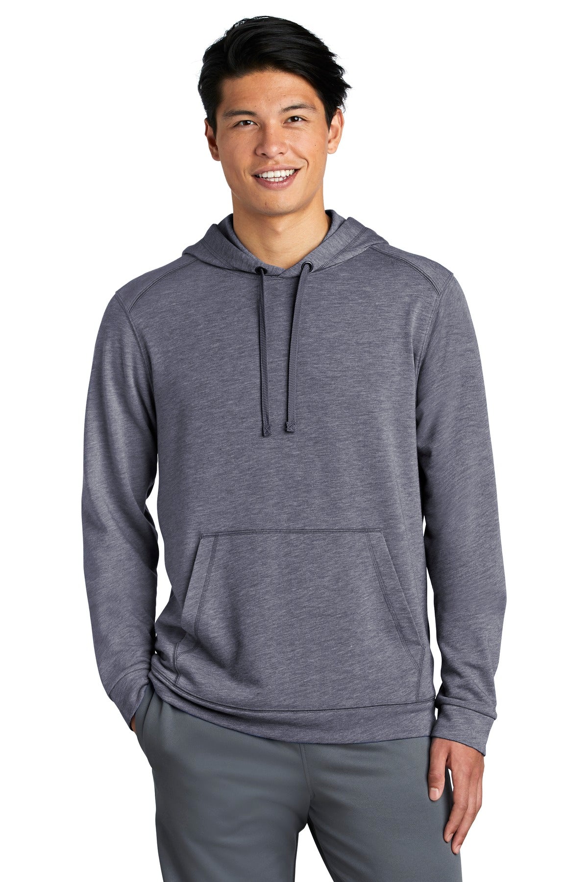 Custom Embroidered - Sport-Tek ® PosiCharge ® Tri-Blend Wicking Fleece Hooded Pullover. ST296