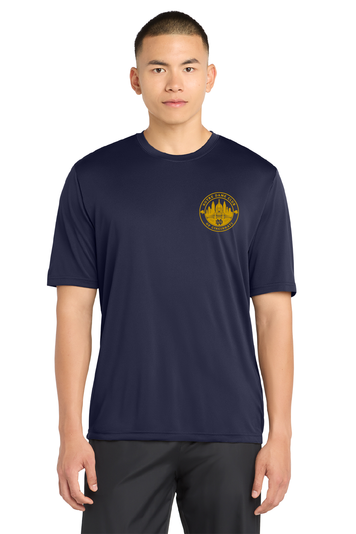 ND Club of Cincinnati - Sport-Tek ® PosiCharge ® Tough Tee ™ . ST320
