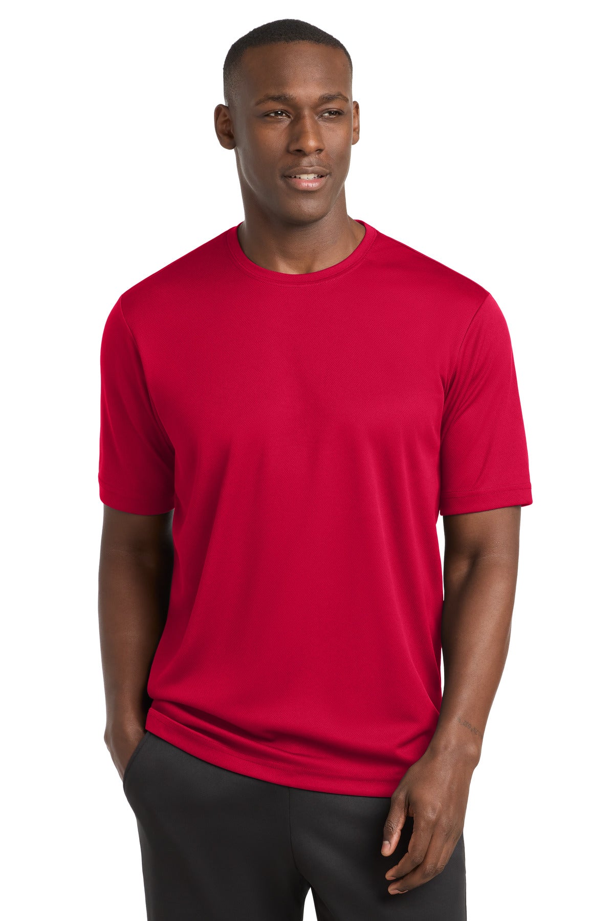 Custom Embroidery or DTF Print - Sport-Tek ®  PosiCharge ®  RacerMesh ®  Tee. ST340