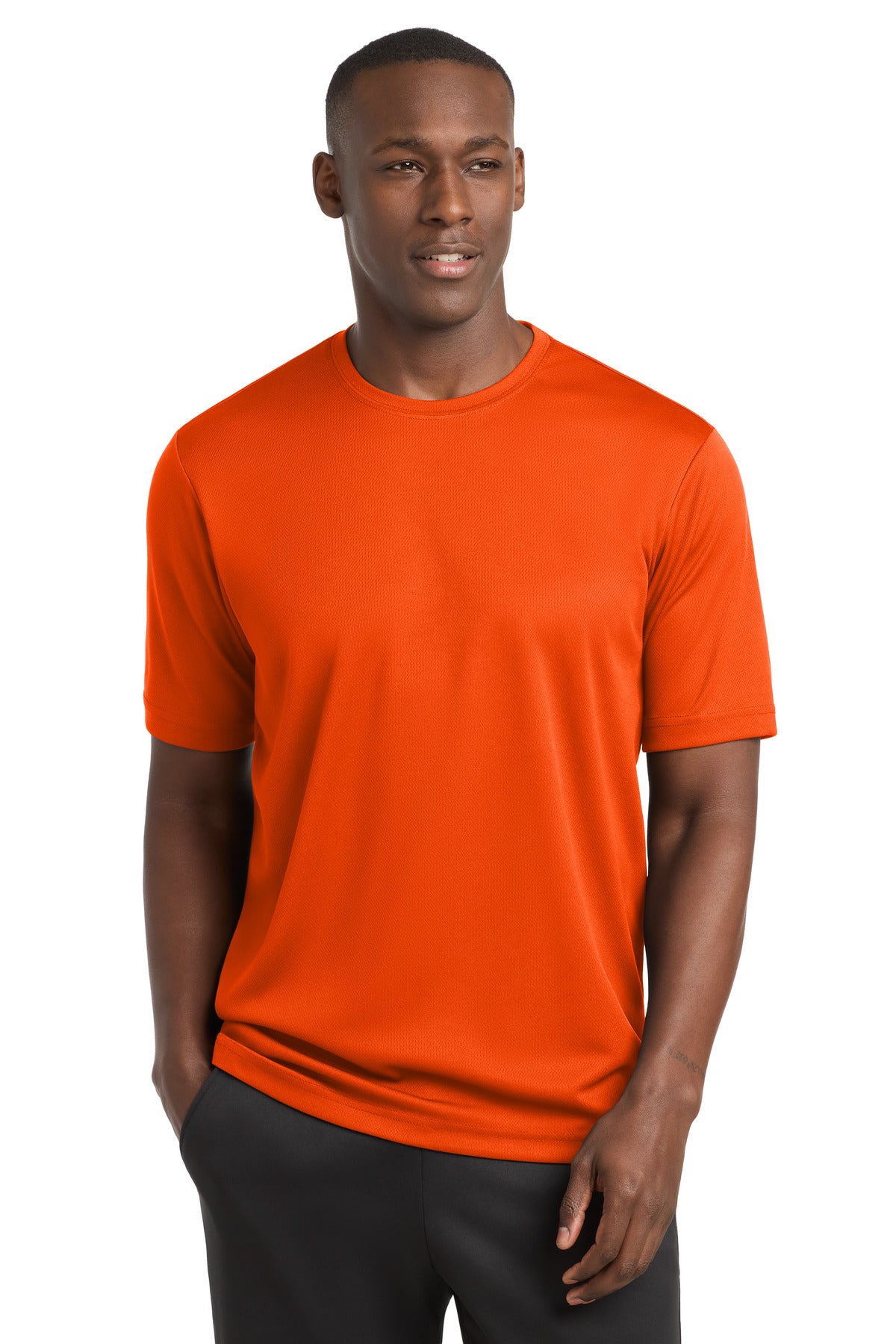 Custom Embroidery or DTF Print - Sport-Tek ®  PosiCharge ®  RacerMesh ®  Tee. ST340