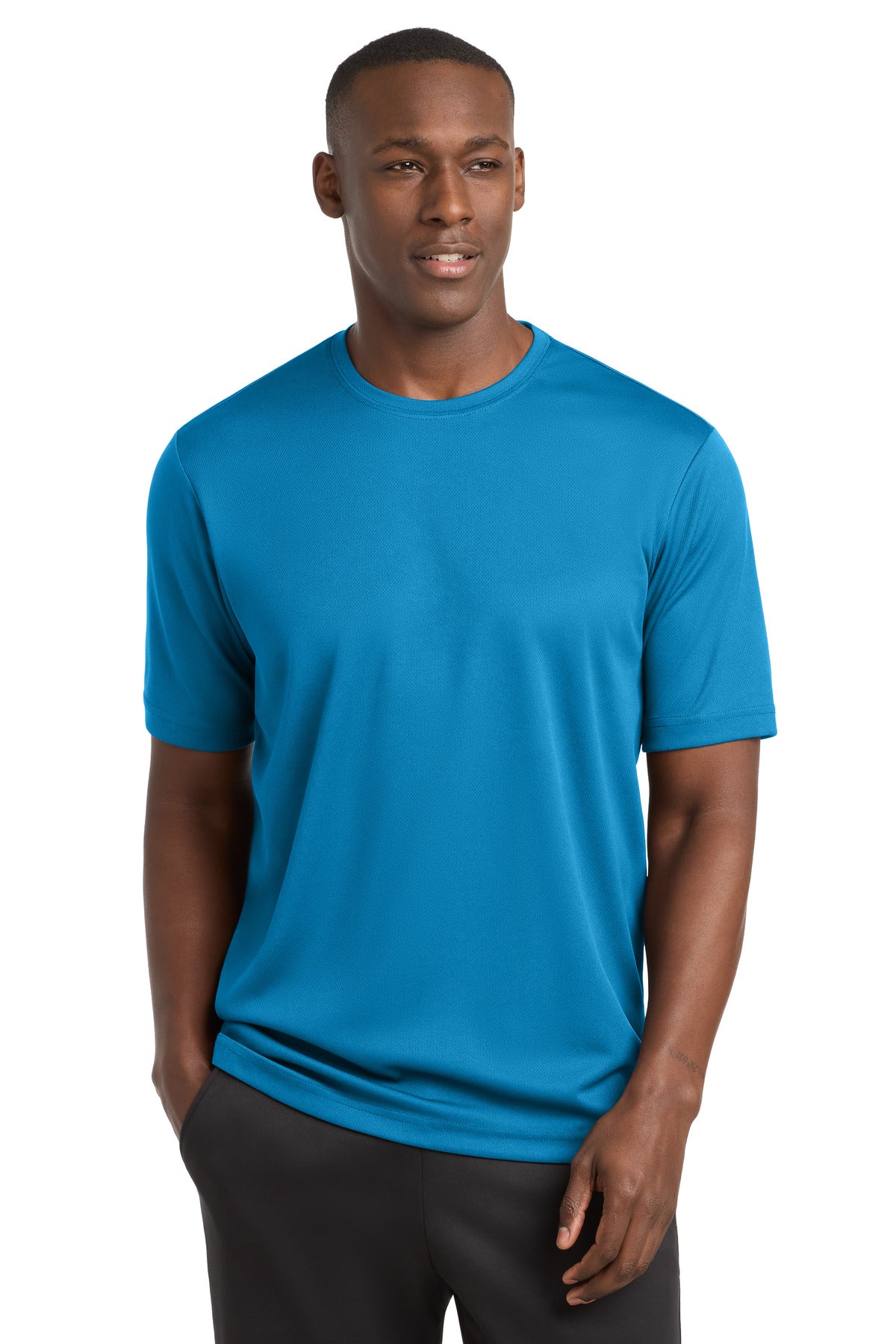 Custom Embroidery or DTF Print - Sport-Tek ®  PosiCharge ®  RacerMesh ®  Tee. ST340