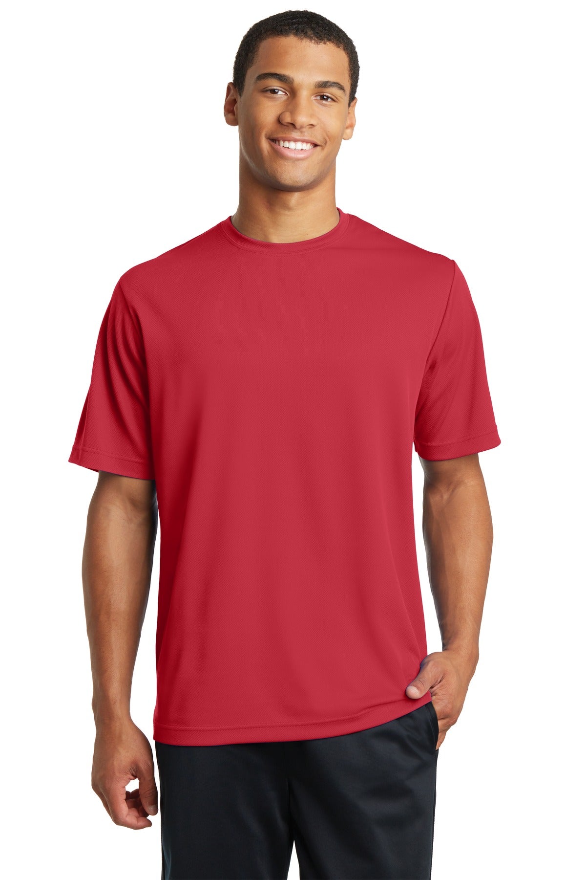 Custom Embroidered - Sport-Tek® PosiCharge® RacerMesh® Tee. ST340