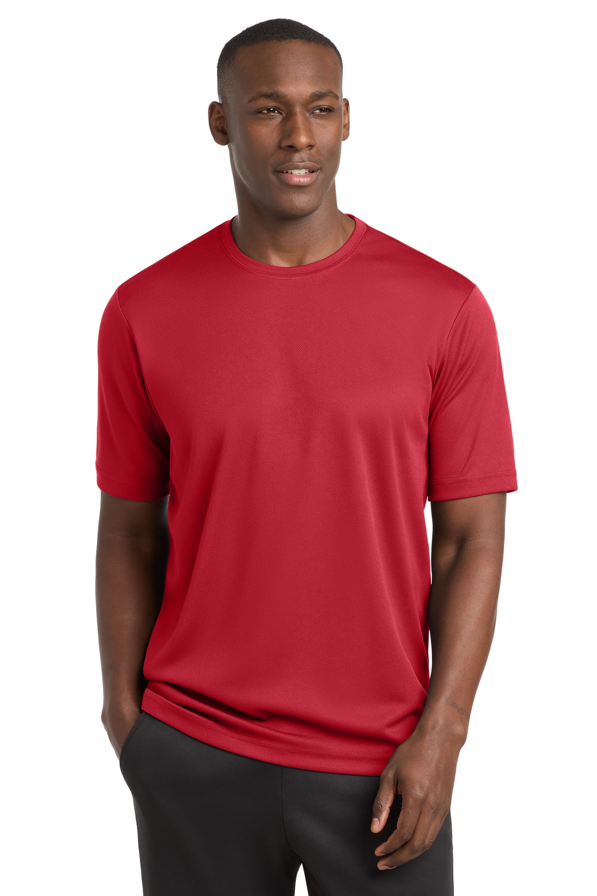 Custom Embroidery or DTF Print - Sport-Tek ®  PosiCharge ®  RacerMesh ®  Tee. ST340