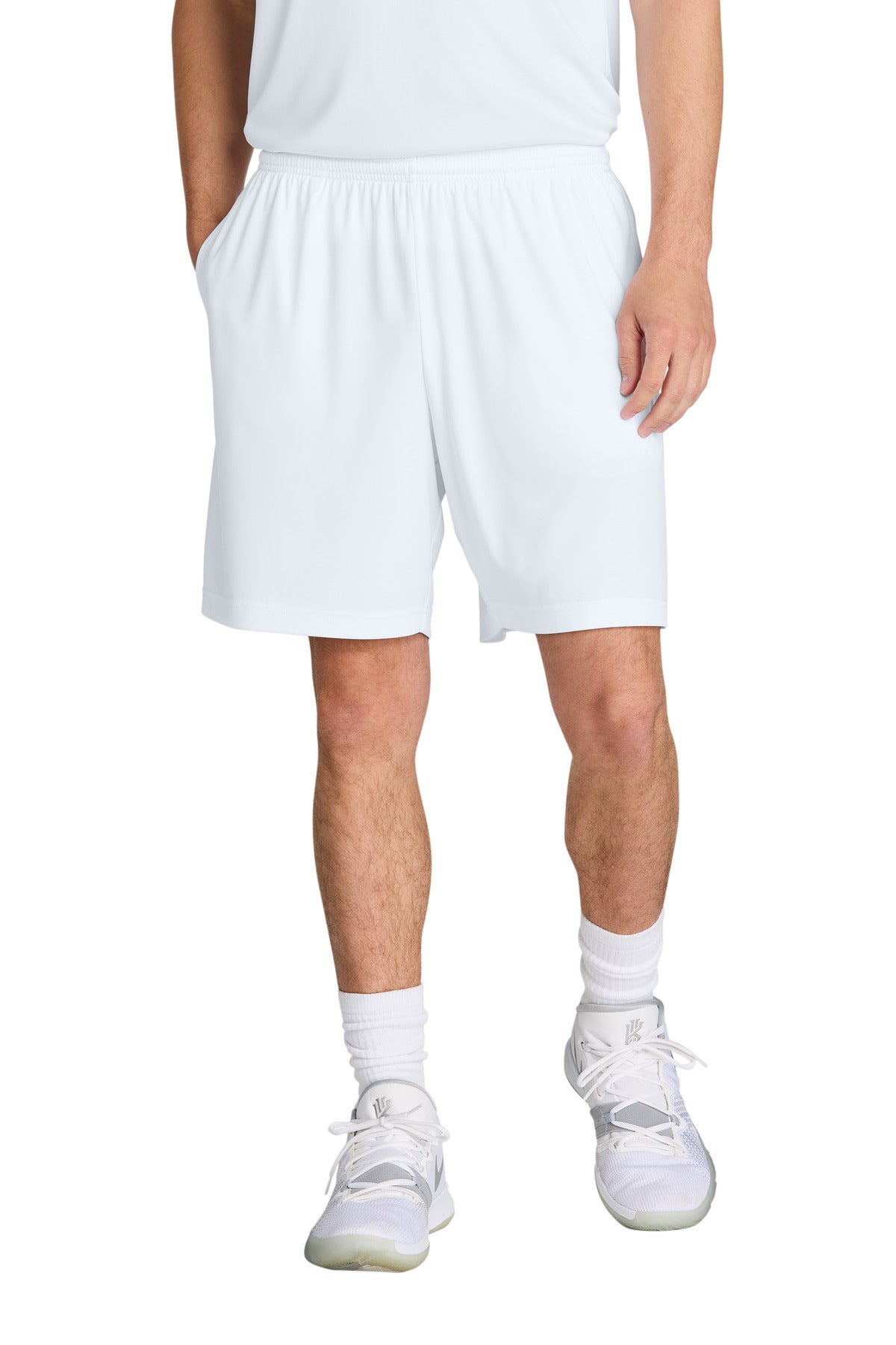 Custom Embroidery or DTF Print - Sport-Tek ®  PosiCharge ®  Competitor ™  7' Pocketed Short ST349P