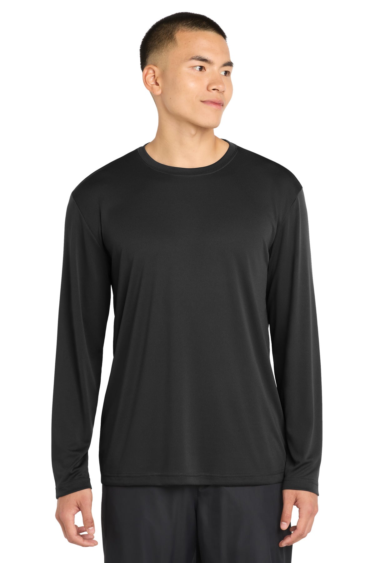 Custom Embroidery or DTF Print - Sport-Tek ®  Long Sleeve PosiCharge ®  Competitor™ Tee. ST350LS