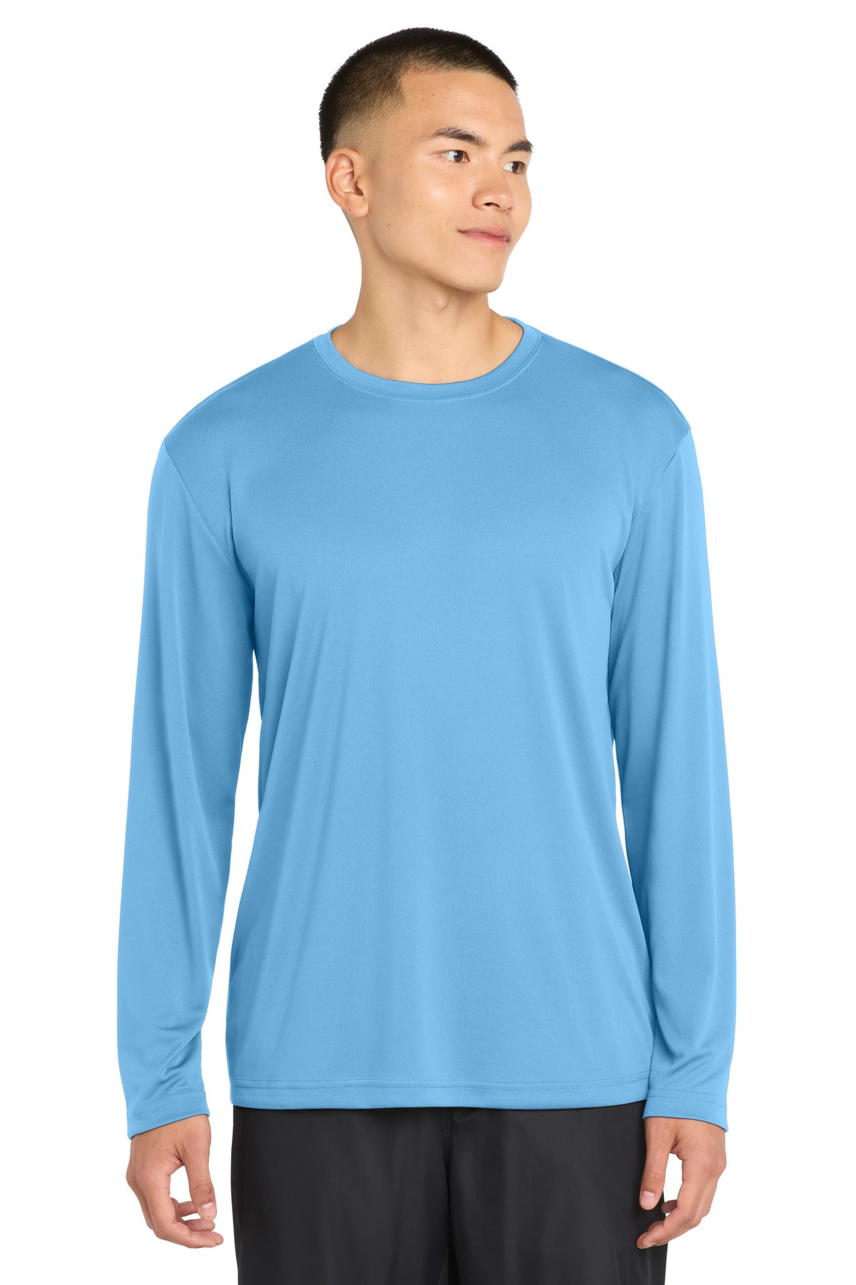 Custom Embroidery or DTF Print - Sport-Tek ®  Long Sleeve PosiCharge ®  Competitor™ Tee. ST350LS
