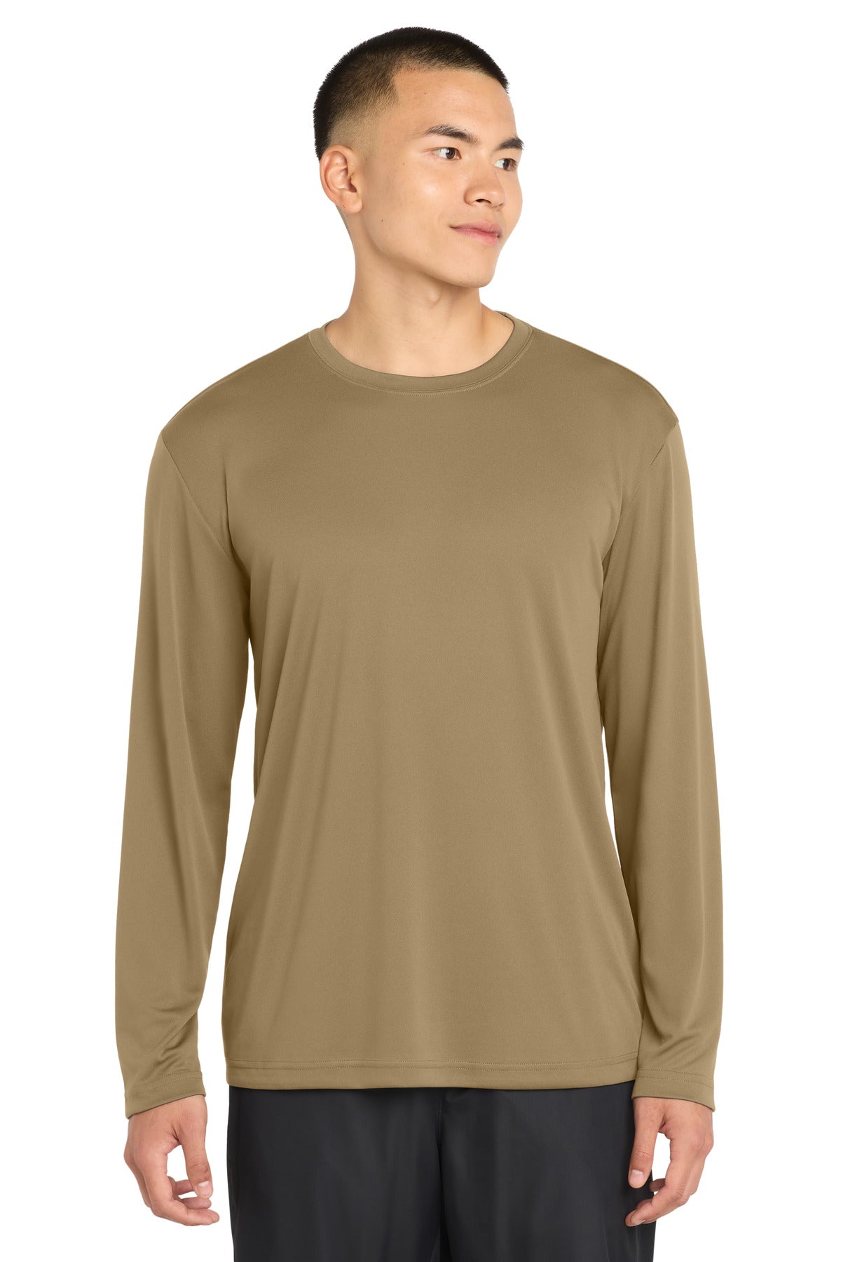 Custom Embroidery or DTF Print - Sport-Tek ®  Long Sleeve PosiCharge ®  Competitor™ Tee. ST350LS