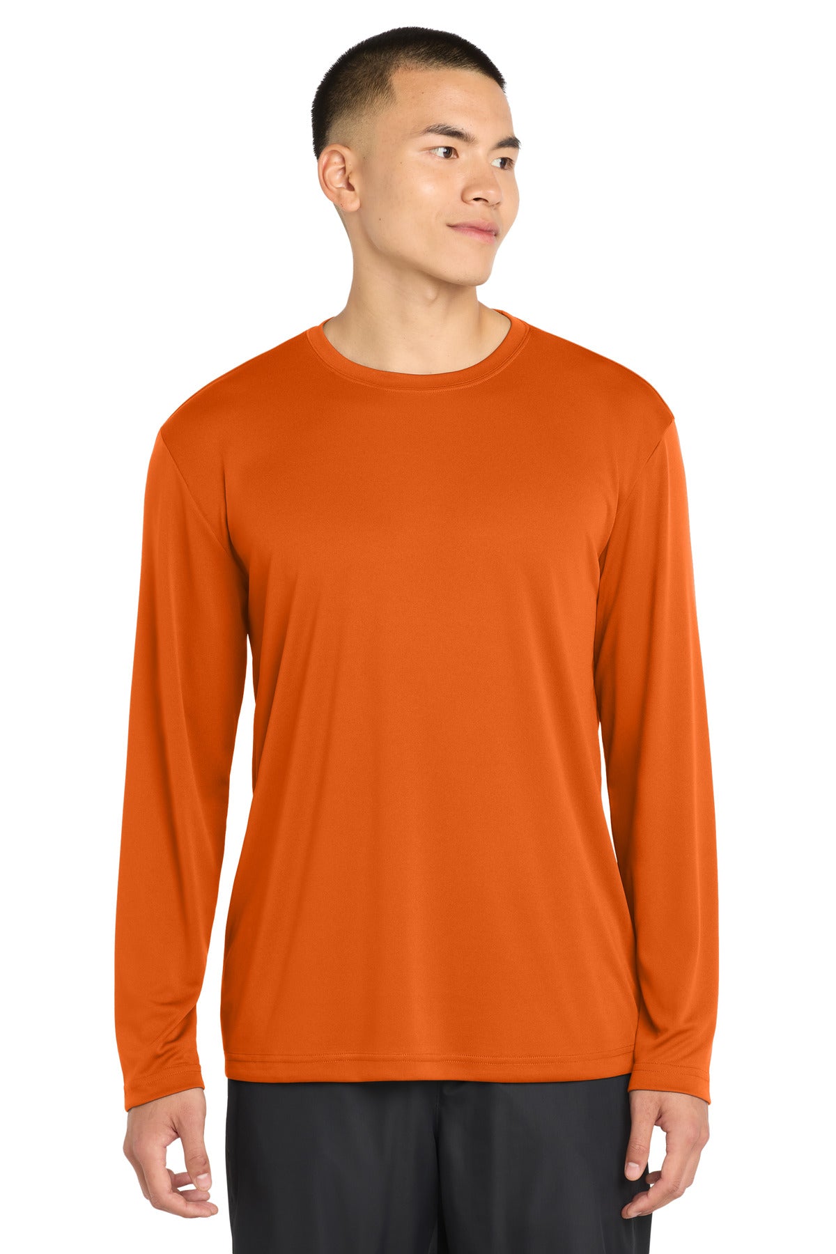 Custom Embroidery or DTF Print - Sport-Tek ®  Long Sleeve PosiCharge ®  Competitor™ Tee. ST350LS