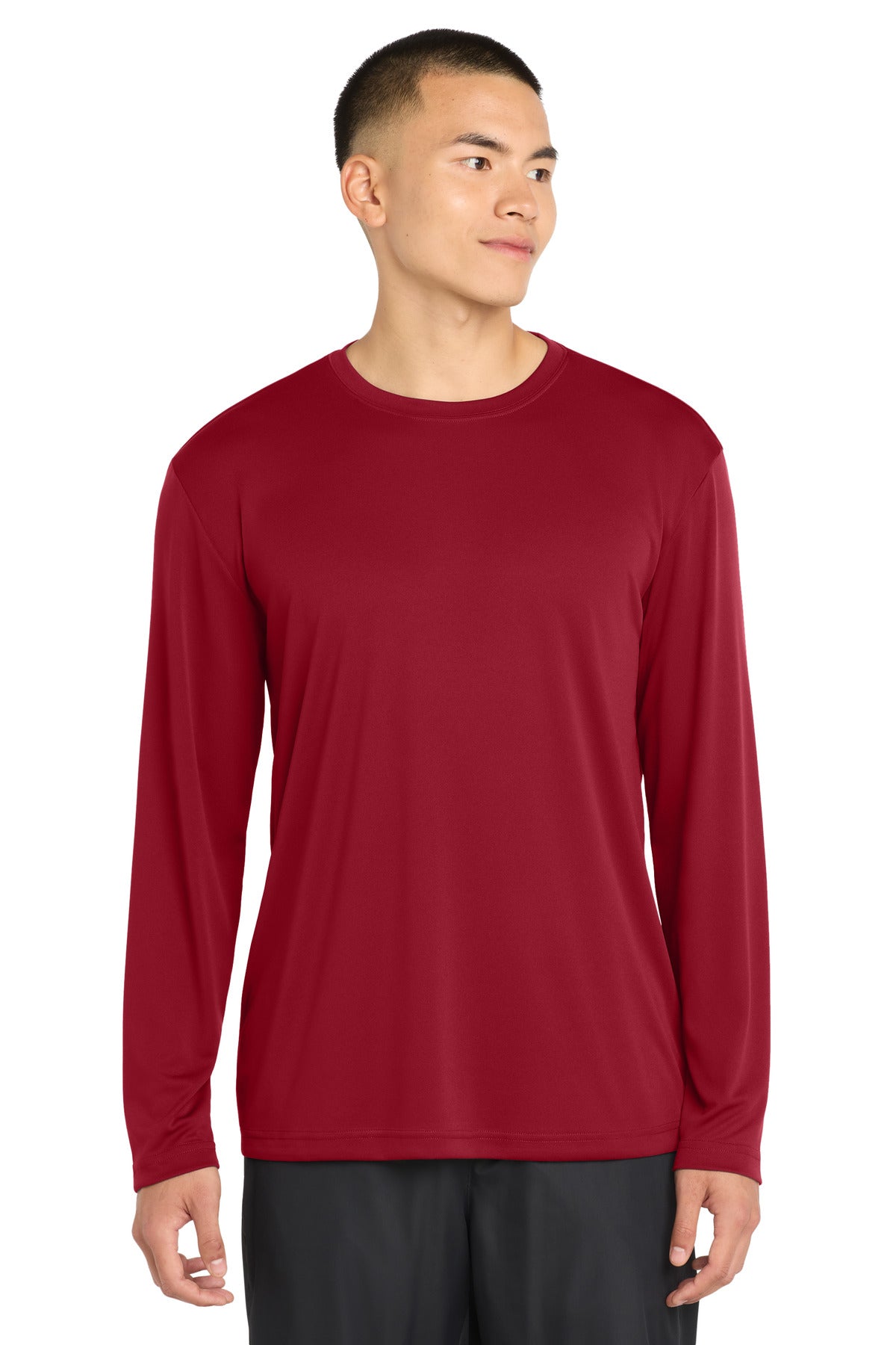 Custom Embroidery or DTF Print - Sport-Tek ®  Long Sleeve PosiCharge ®  Competitor™ Tee. ST350LS
