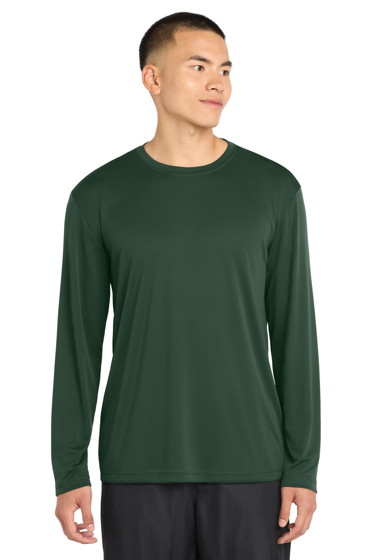 Custom Embroidery or DTF Print - Sport-Tek ®  Long Sleeve PosiCharge ®  Competitor™ Tee. ST350LS
