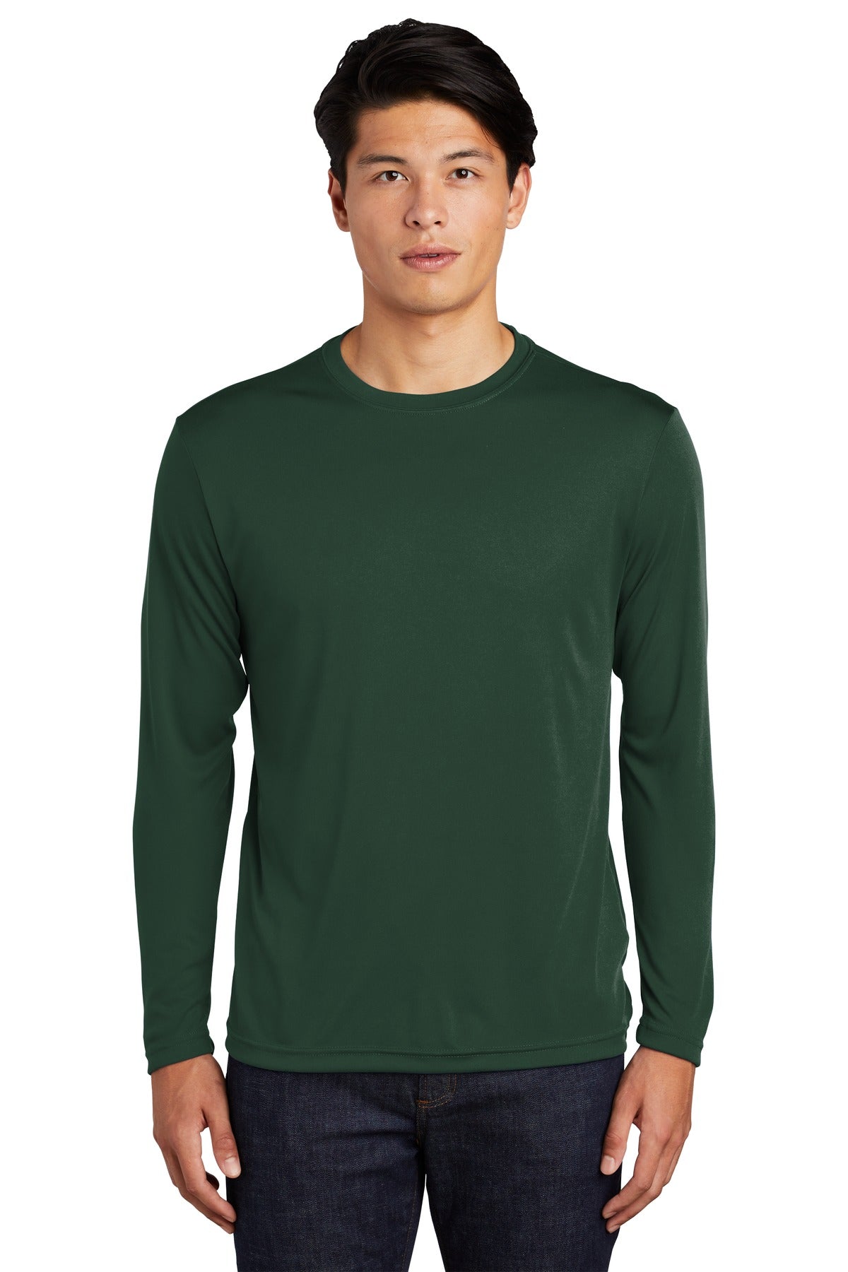 Custom Embroidered - Sport-Tek® Long Sleeve PosiCharge® Competitor™ Tee. ST350LS