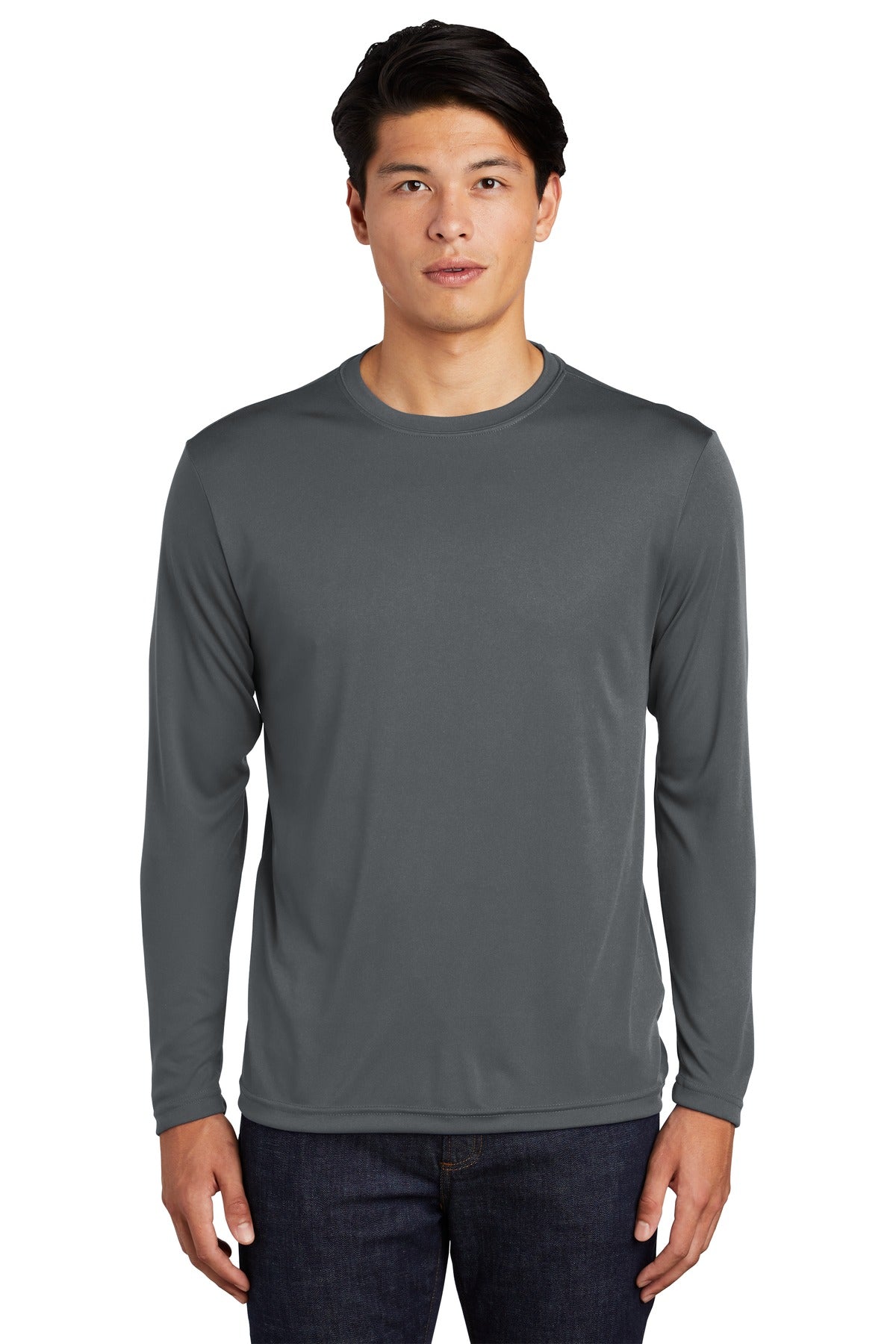 Custom Embroidered - Sport-Tek® Long Sleeve PosiCharge® Competitor™ Tee. ST350LS