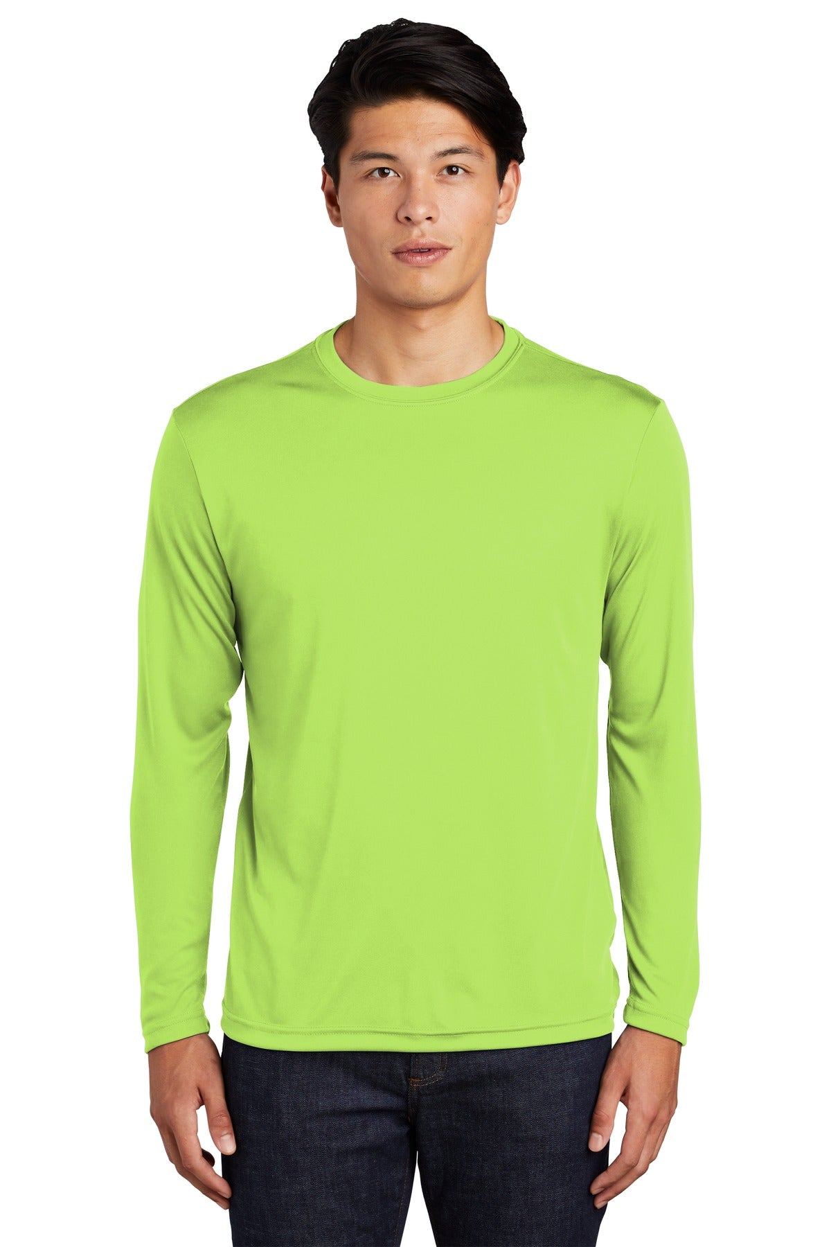 Custom Embroidered - Sport-Tek® Long Sleeve PosiCharge® Competitor™ Tee. ST350LS