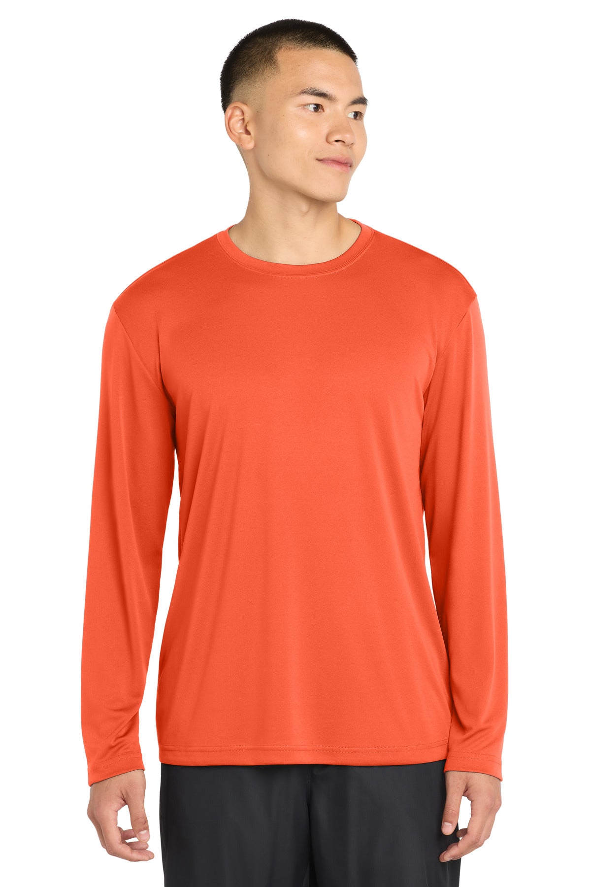 Custom Embroidery or DTF Print - Sport-Tek ®  Long Sleeve PosiCharge ®  Competitor™ Tee. ST350LS