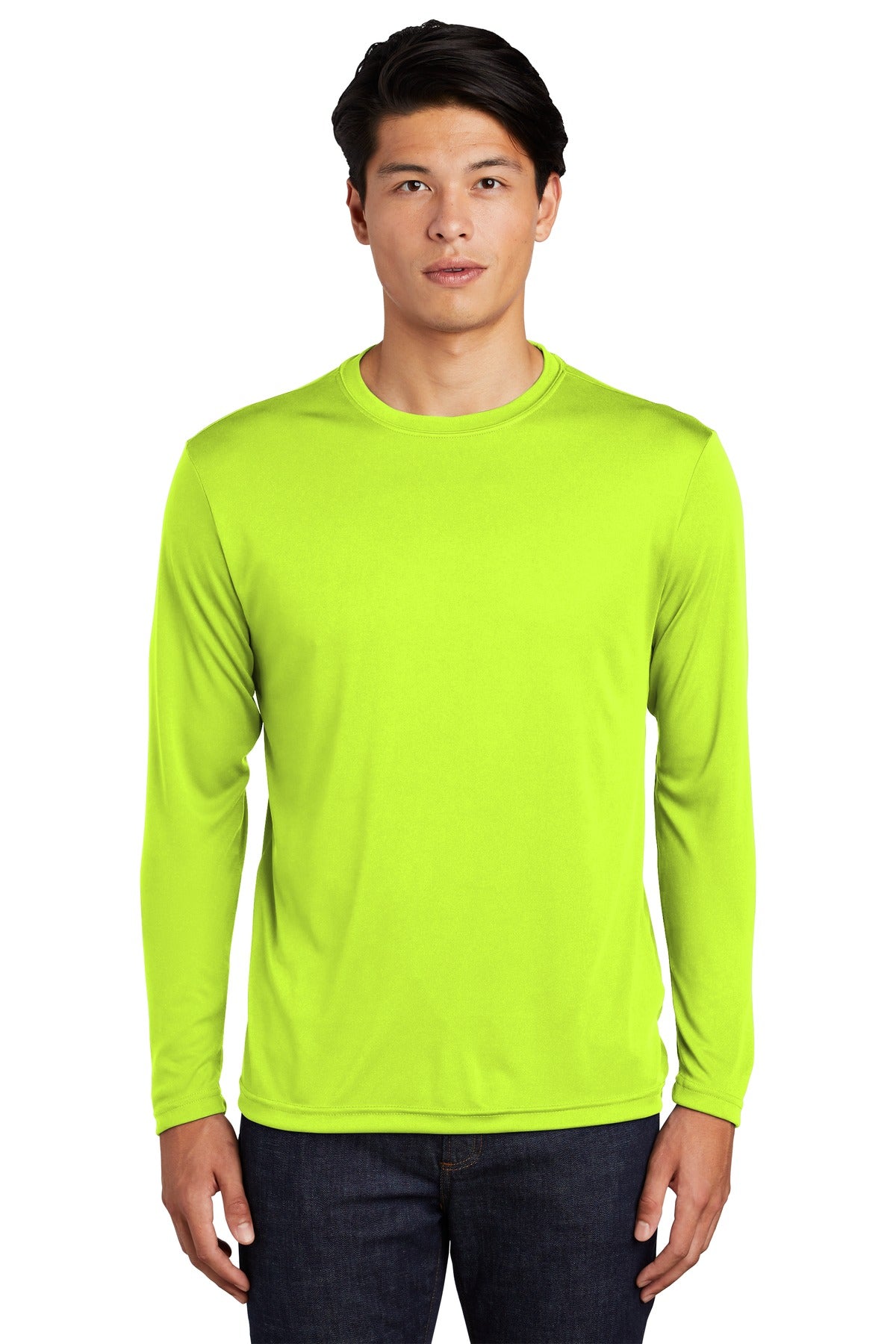 Custom Embroidered - Sport-Tek® Long Sleeve PosiCharge® Competitor™ Tee. ST350LS