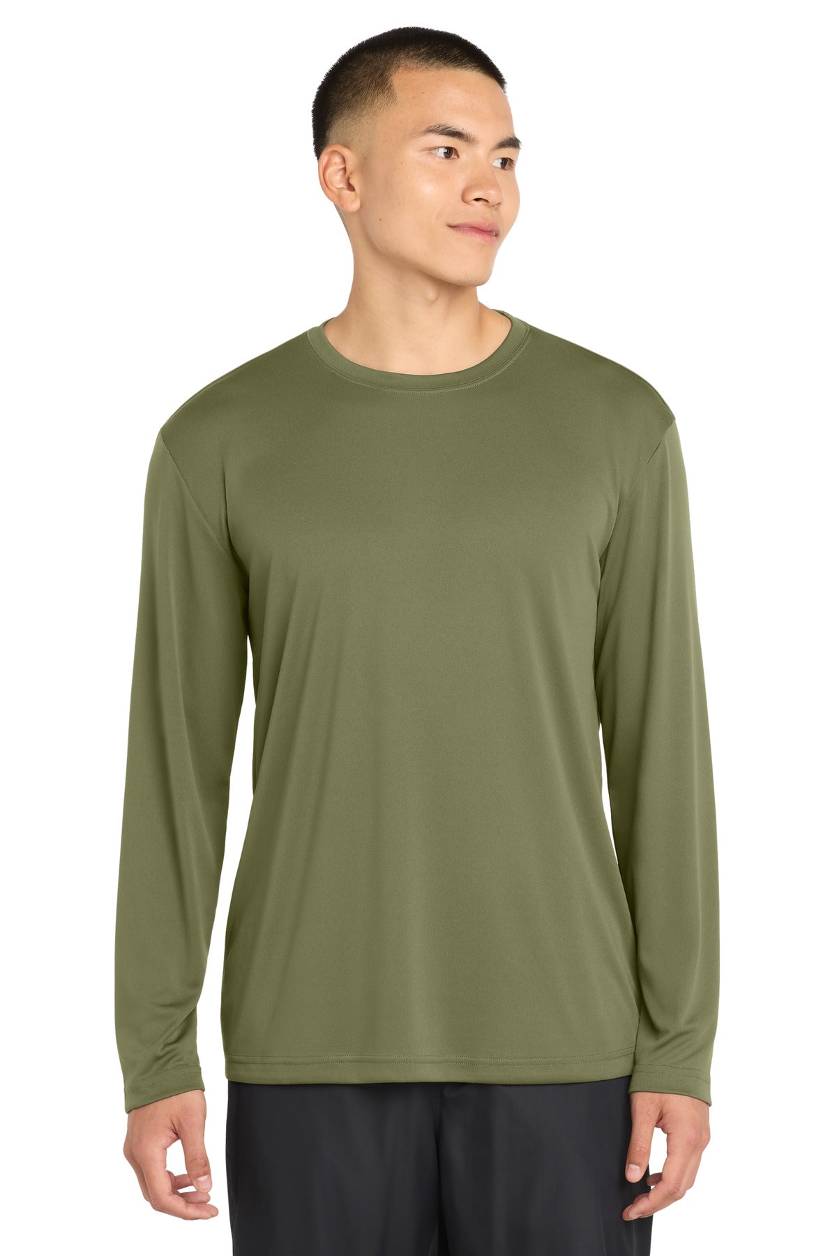 Custom Embroidery or DTF Print - Sport-Tek ®  Long Sleeve PosiCharge ®  Competitor™ Tee. ST350LS