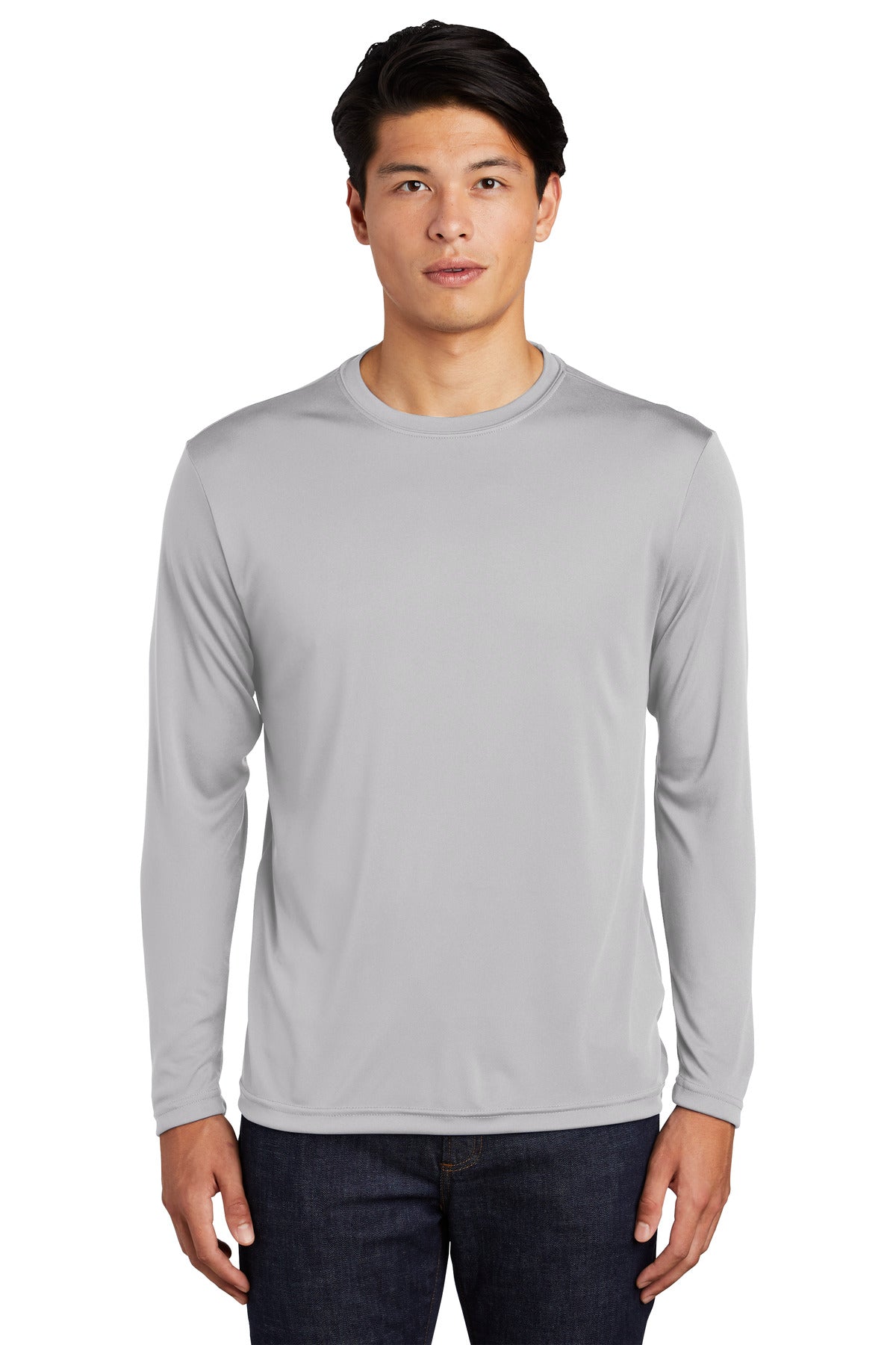 Custom Embroidered - Sport-Tek® Long Sleeve PosiCharge® Competitor™ Tee. ST350LS