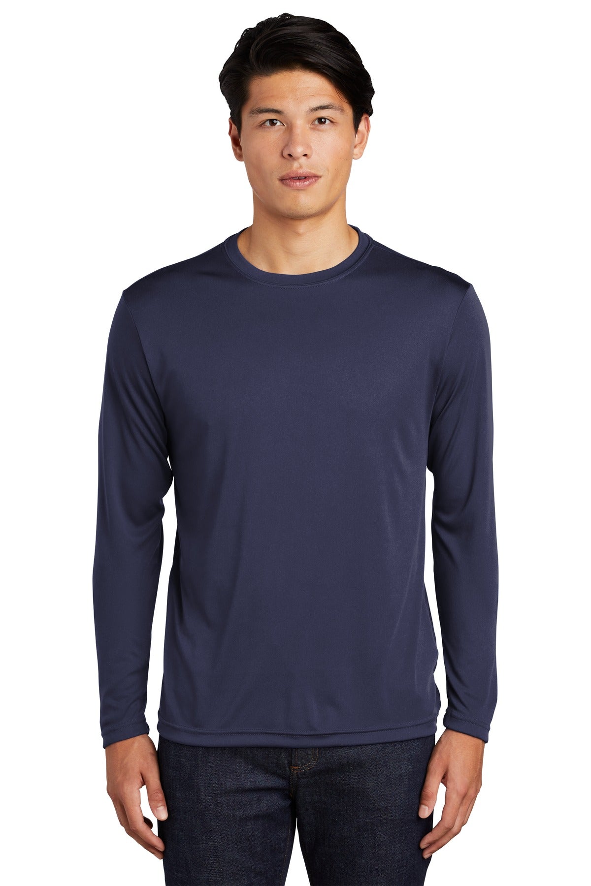 Custom Embroidered - Sport-Tek® Long Sleeve PosiCharge® Competitor™ Tee. ST350LS