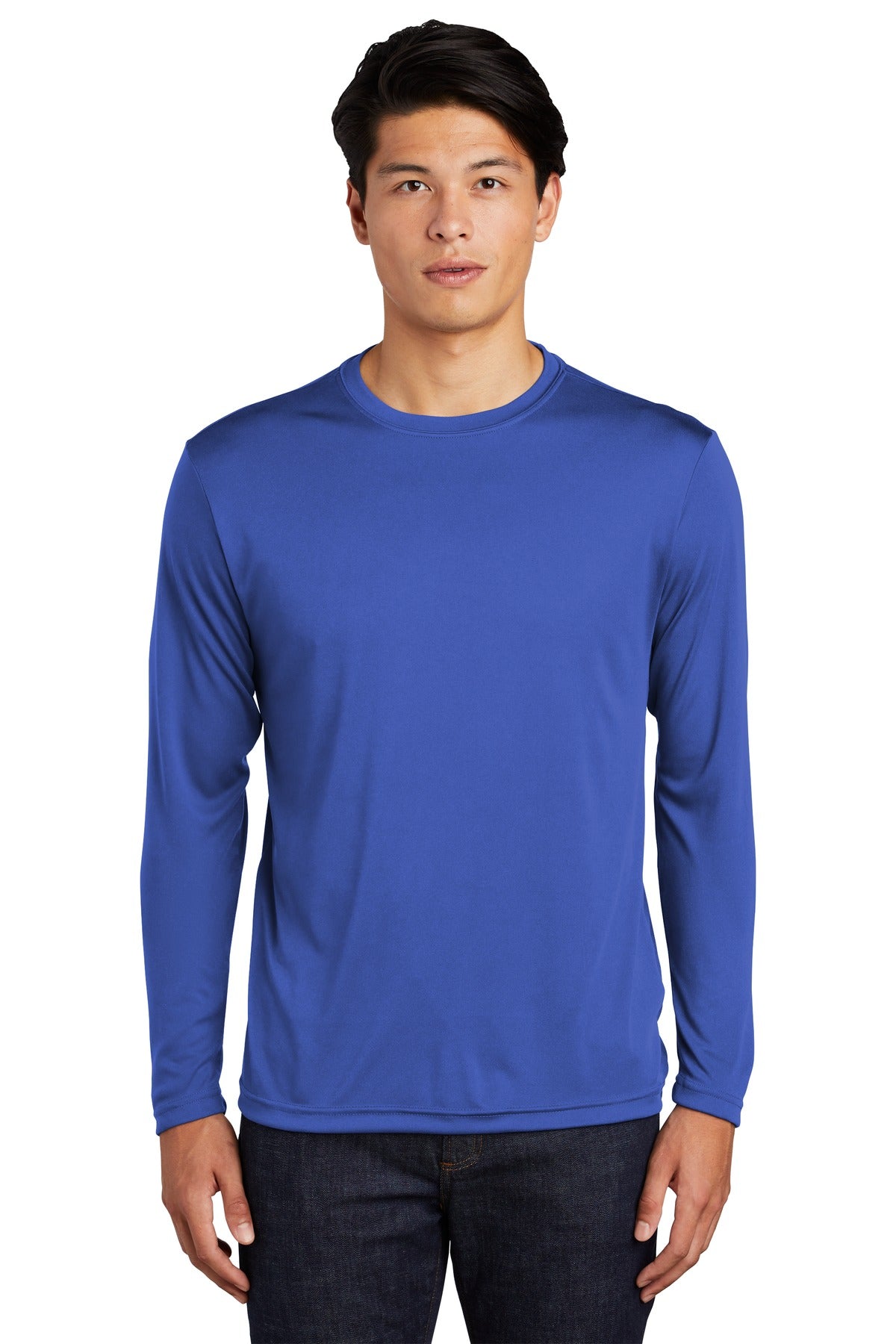 Custom Embroidered - Sport-Tek® Long Sleeve PosiCharge® Competitor™ Tee. ST350LS