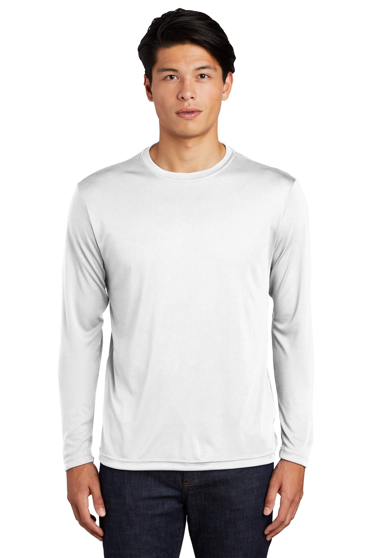 Custom Embroidered - Sport-Tek® Long Sleeve PosiCharge® Competitor™ Tee. ST350LS