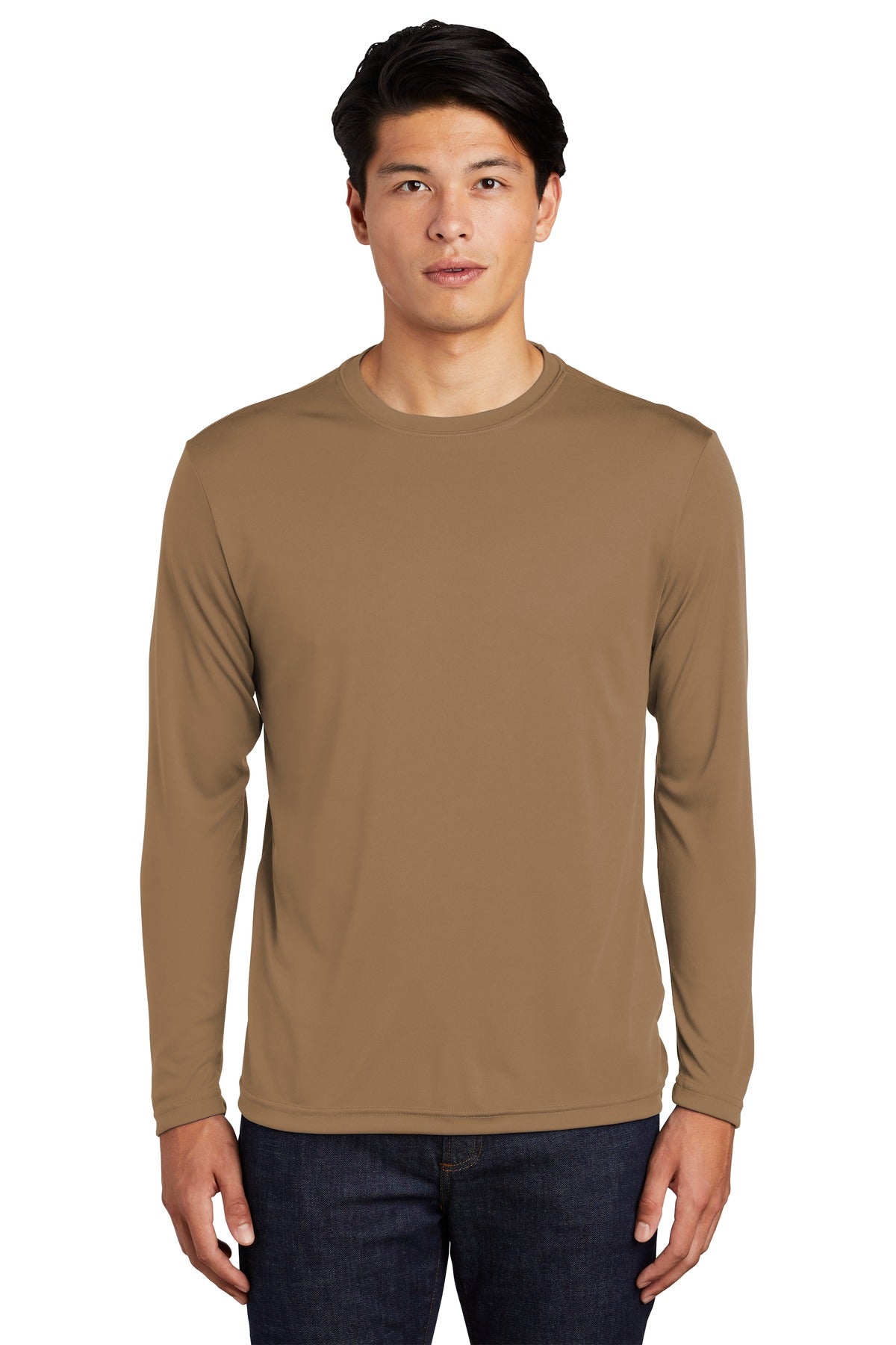 Custom Embroidered - Sport-Tek® Long Sleeve PosiCharge® Competitor™ Tee. ST350LS