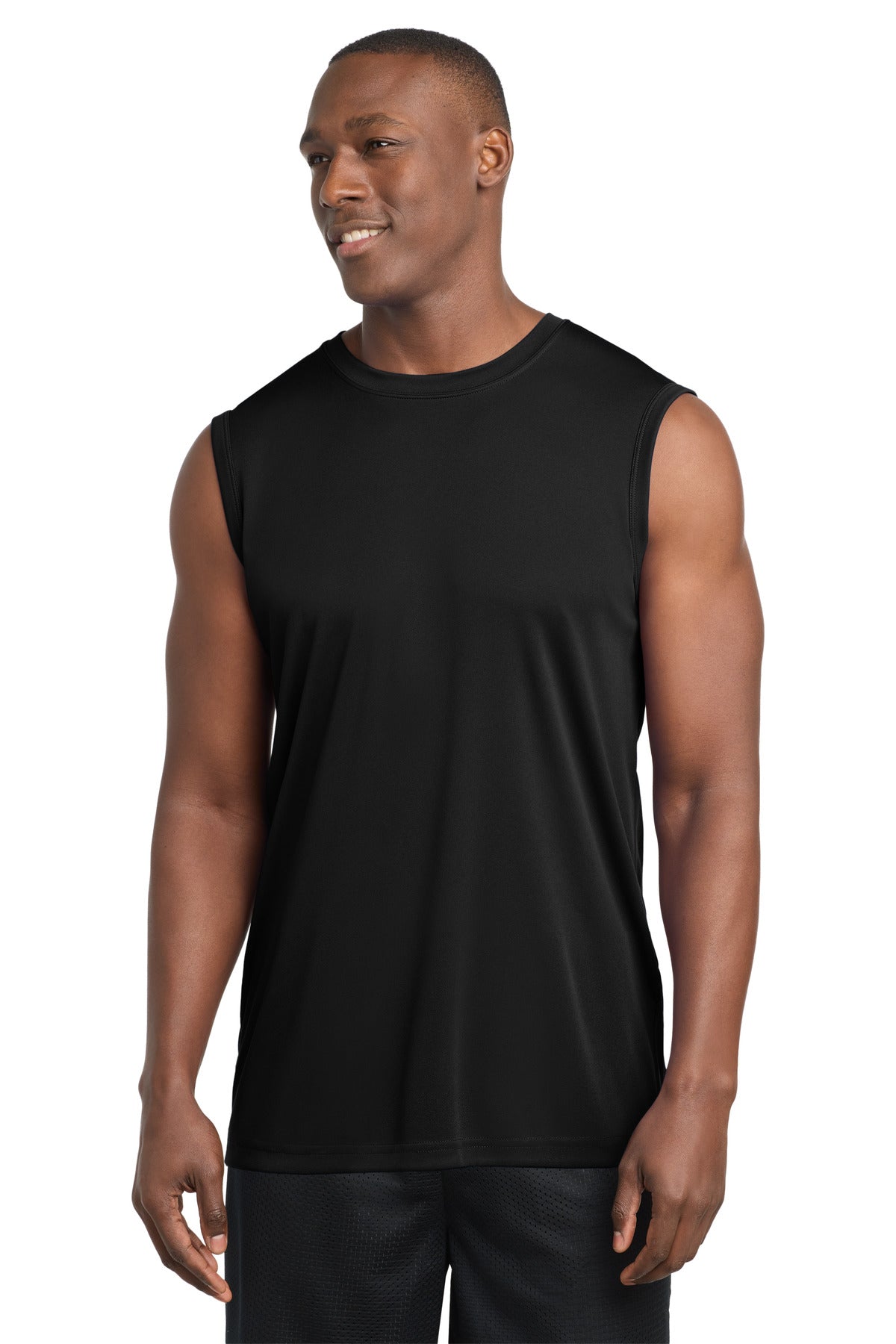 Custom Embroidery or DTF Print - Sport-Tek ®  Sleeveless PosiCharge ®  Competitor™ Tee. ST352