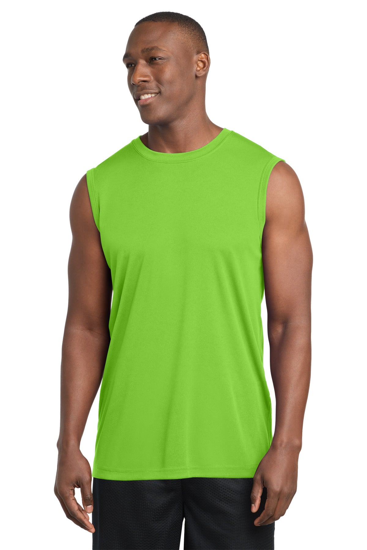 Custom Embroidery or DTF Print - Sport-Tek ®  Sleeveless PosiCharge ®  Competitor™ Tee. ST352