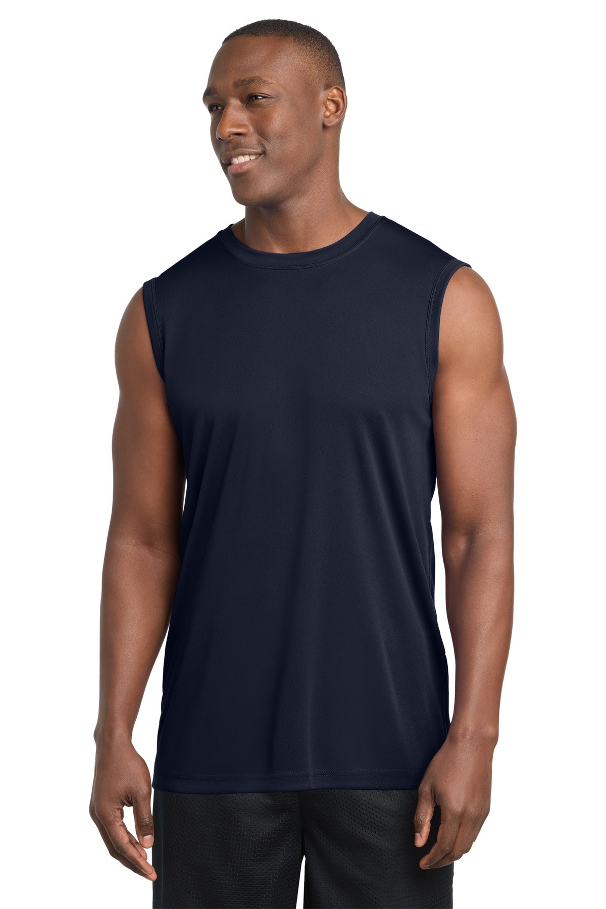Custom Embroidery or DTF Print - Sport-Tek ®  Sleeveless PosiCharge ®  Competitor™ Tee. ST352