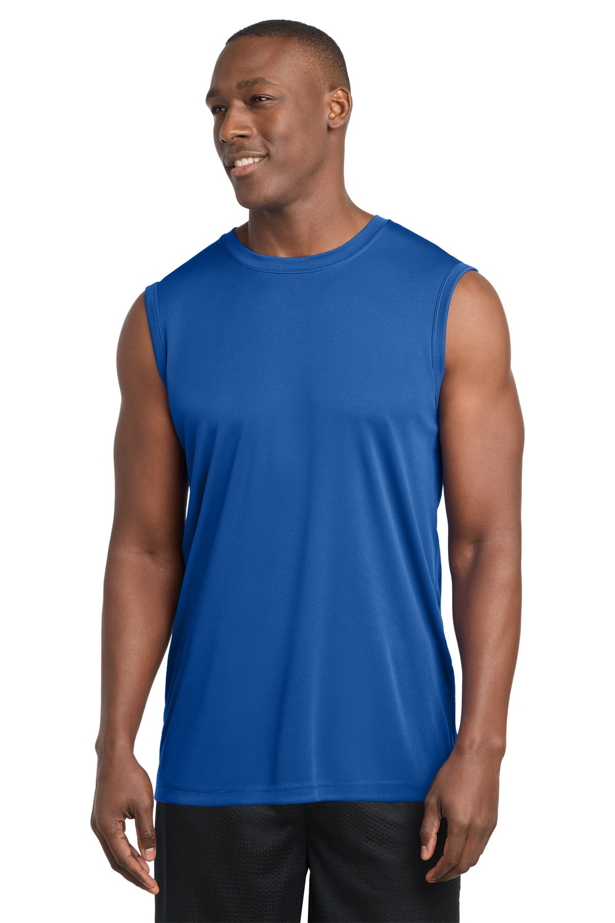 Custom Embroidery or DTF Print - Sport-Tek ®  Sleeveless PosiCharge ®  Competitor™ Tee. ST352