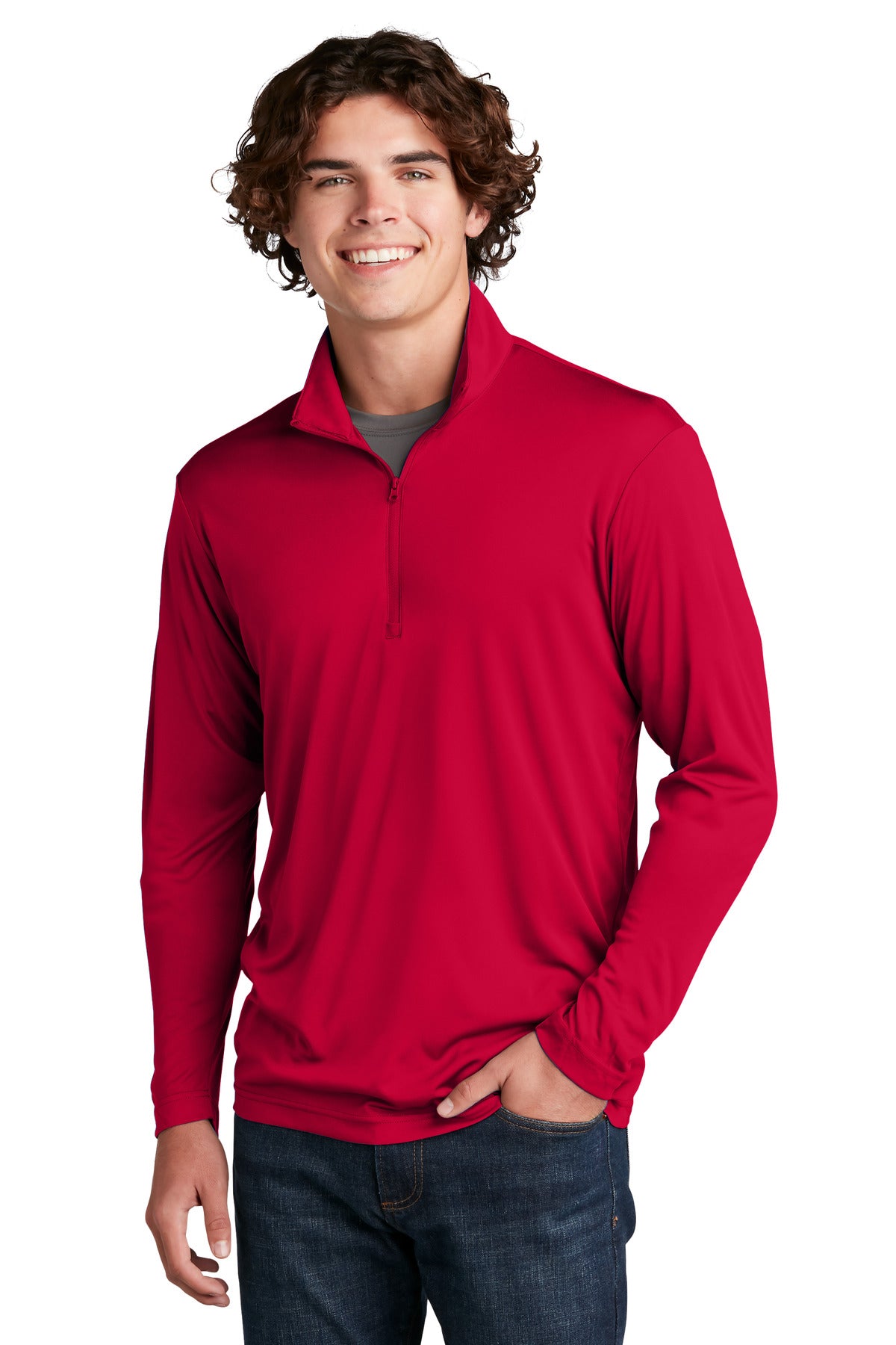 Custom Embroidered - Sport-Tek® PosiCharge® Competitor™ 1/4-Zip Pullover. ST357