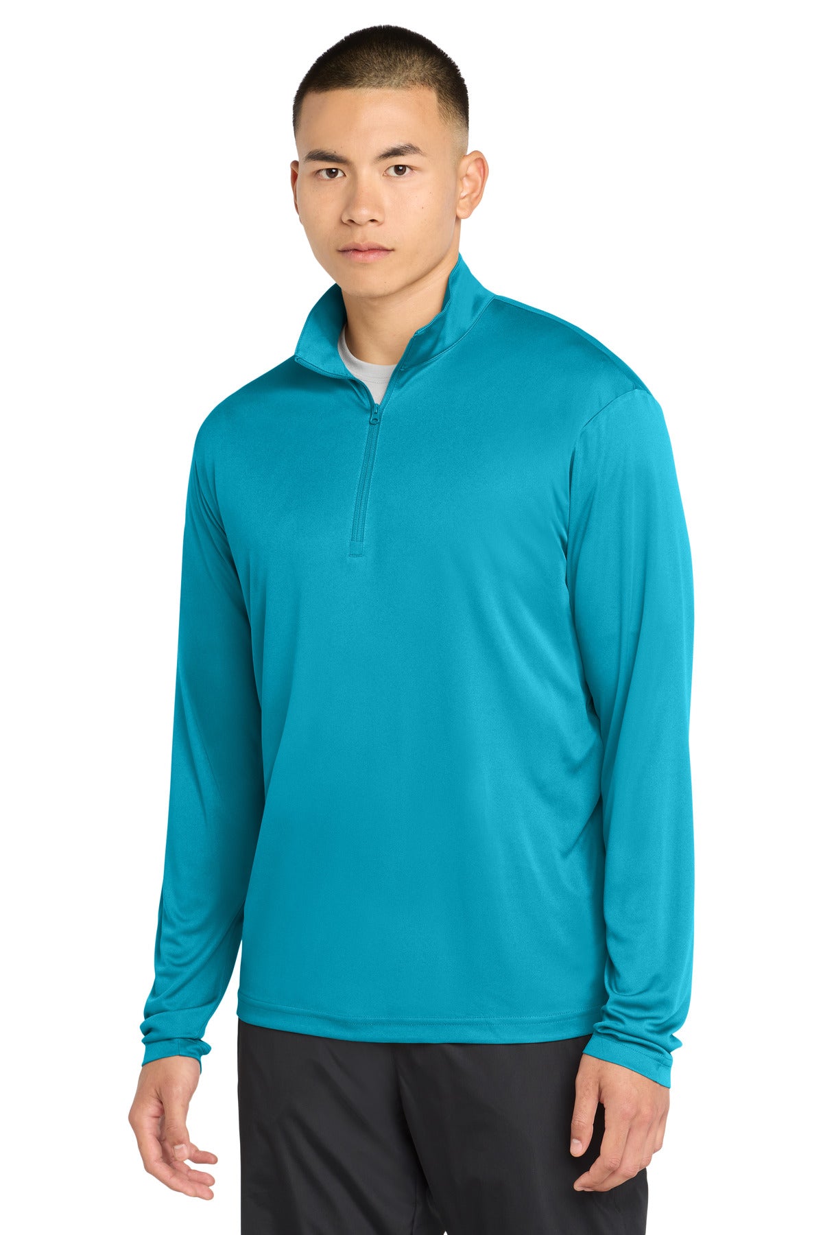 Custom Embroidery or DTF Print - Sport-Tek ®  PosiCharge ®  Competitor ™  1/4-Zip Pullover. ST357