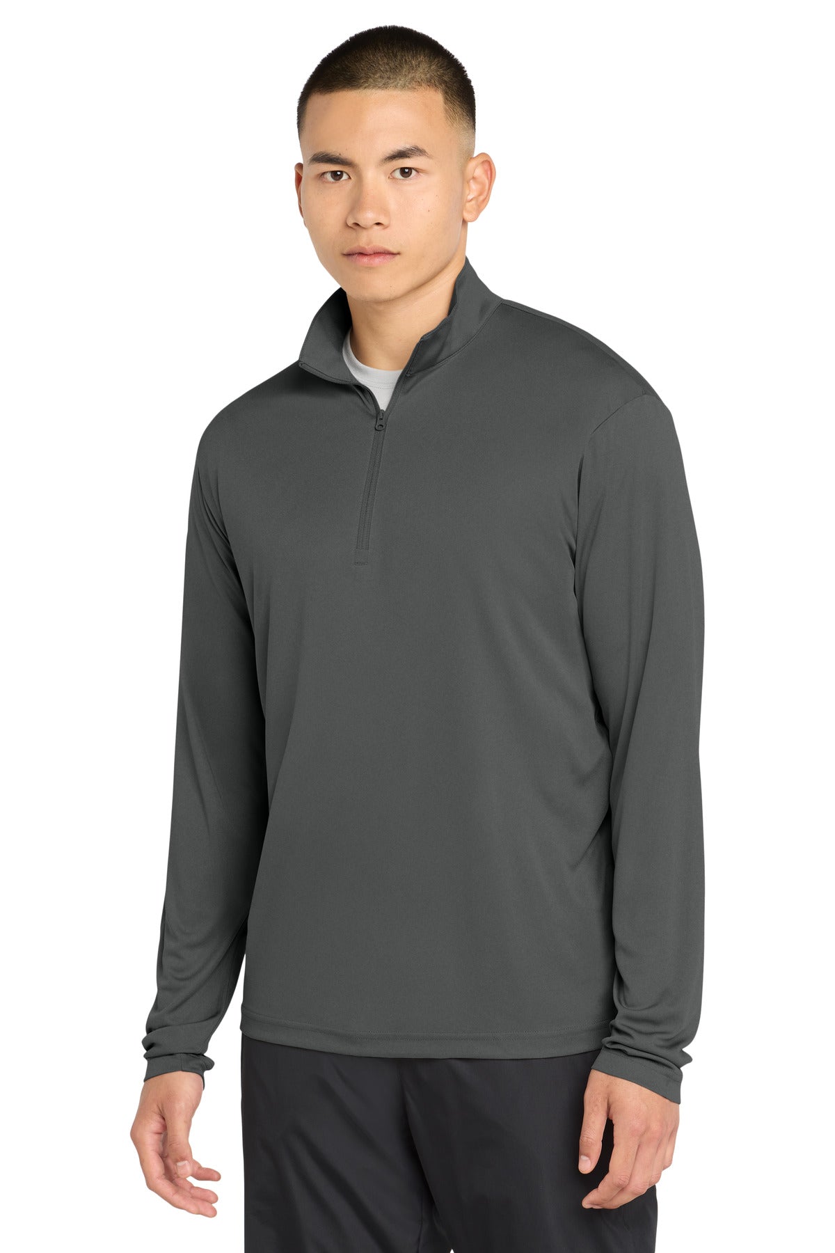 Custom Embroidery or DTF Print - Sport-Tek ®  PosiCharge ®  Competitor ™  1/4-Zip Pullover. ST357