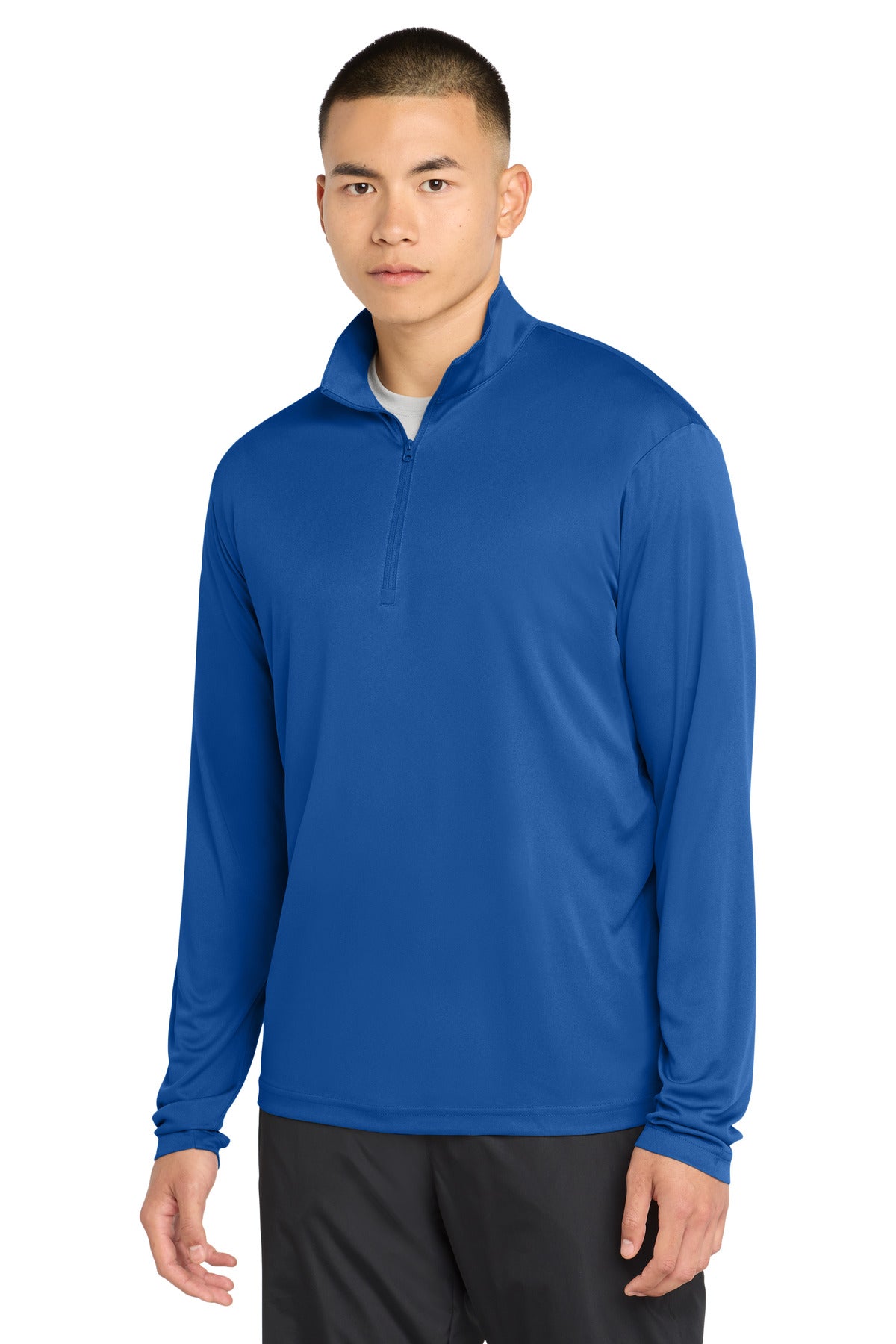 Custom Embroidery or DTF Print - Sport-Tek ®  PosiCharge ®  Competitor ™  1/4-Zip Pullover. ST357