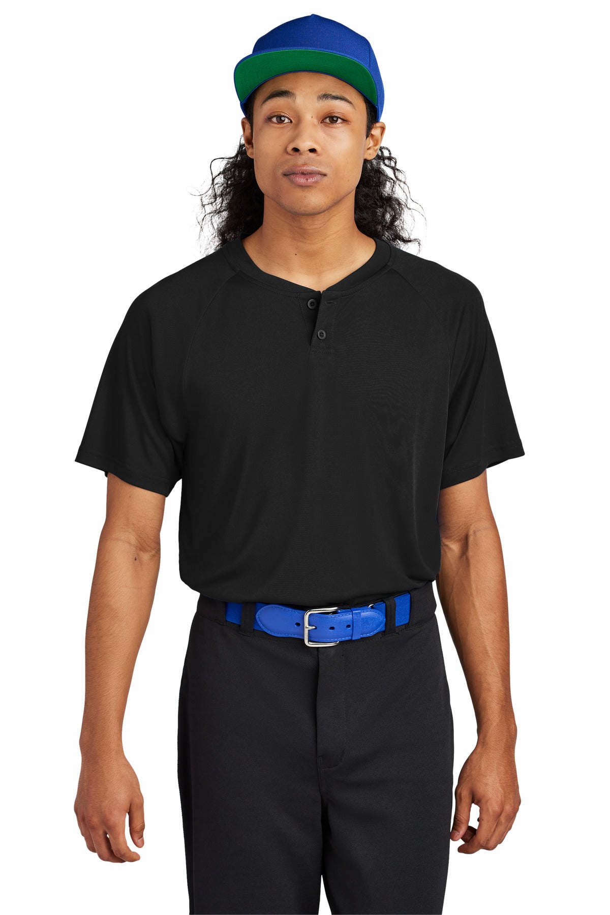 Custom Embroidered - Sport-Tek® PosiCharge® Competitor™ 2-Button Henley ST359