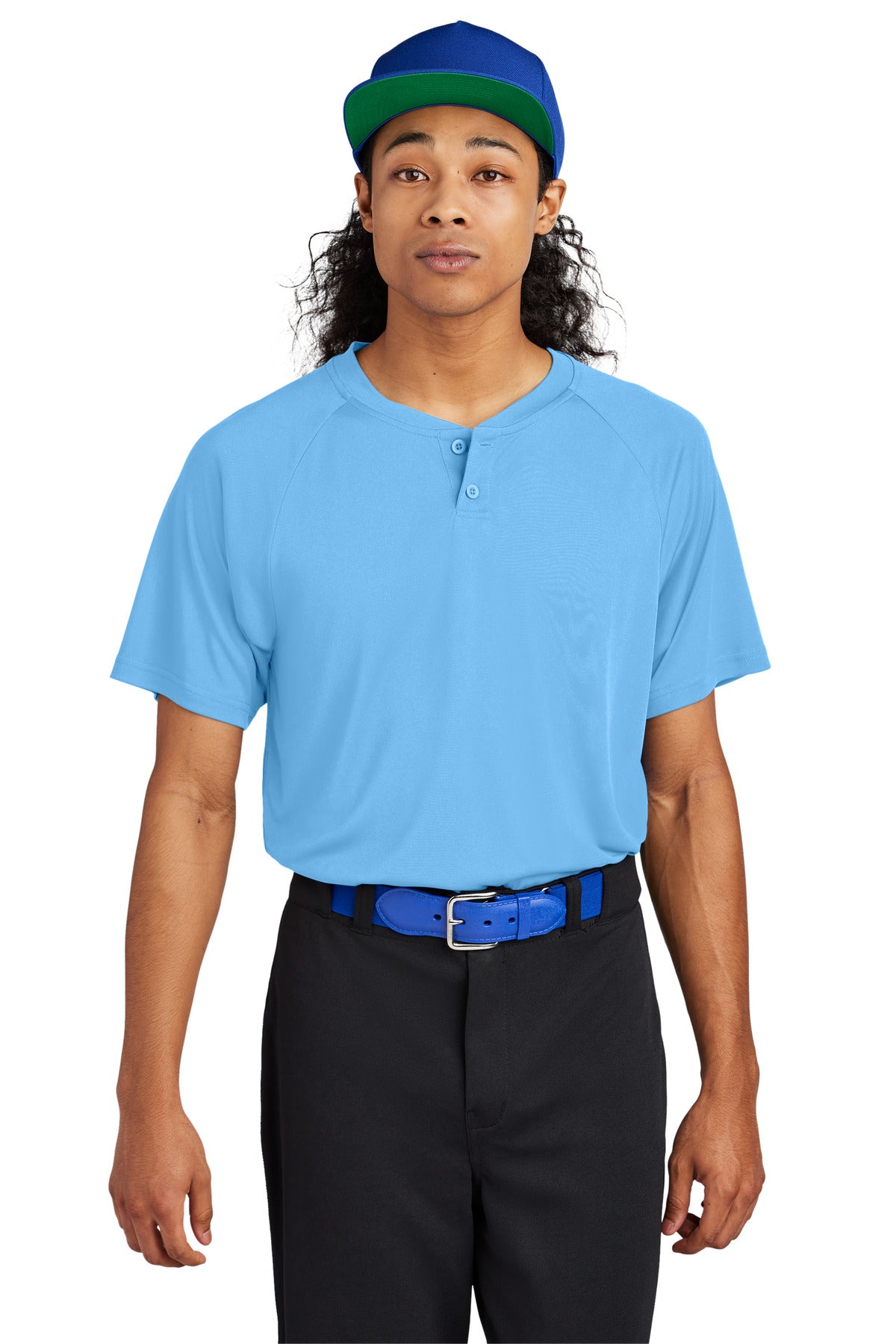 Custom Embroidered - Sport-Tek® PosiCharge® Competitor™ 2-Button Henley ST359